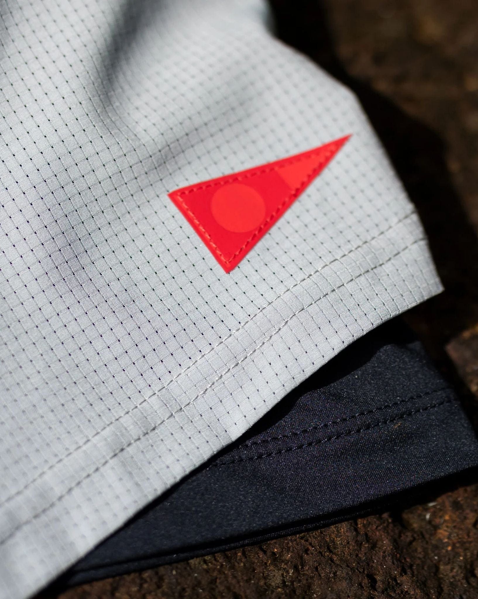 Florence Mens Airtex 2 in 1 Utility Short - Light Grey