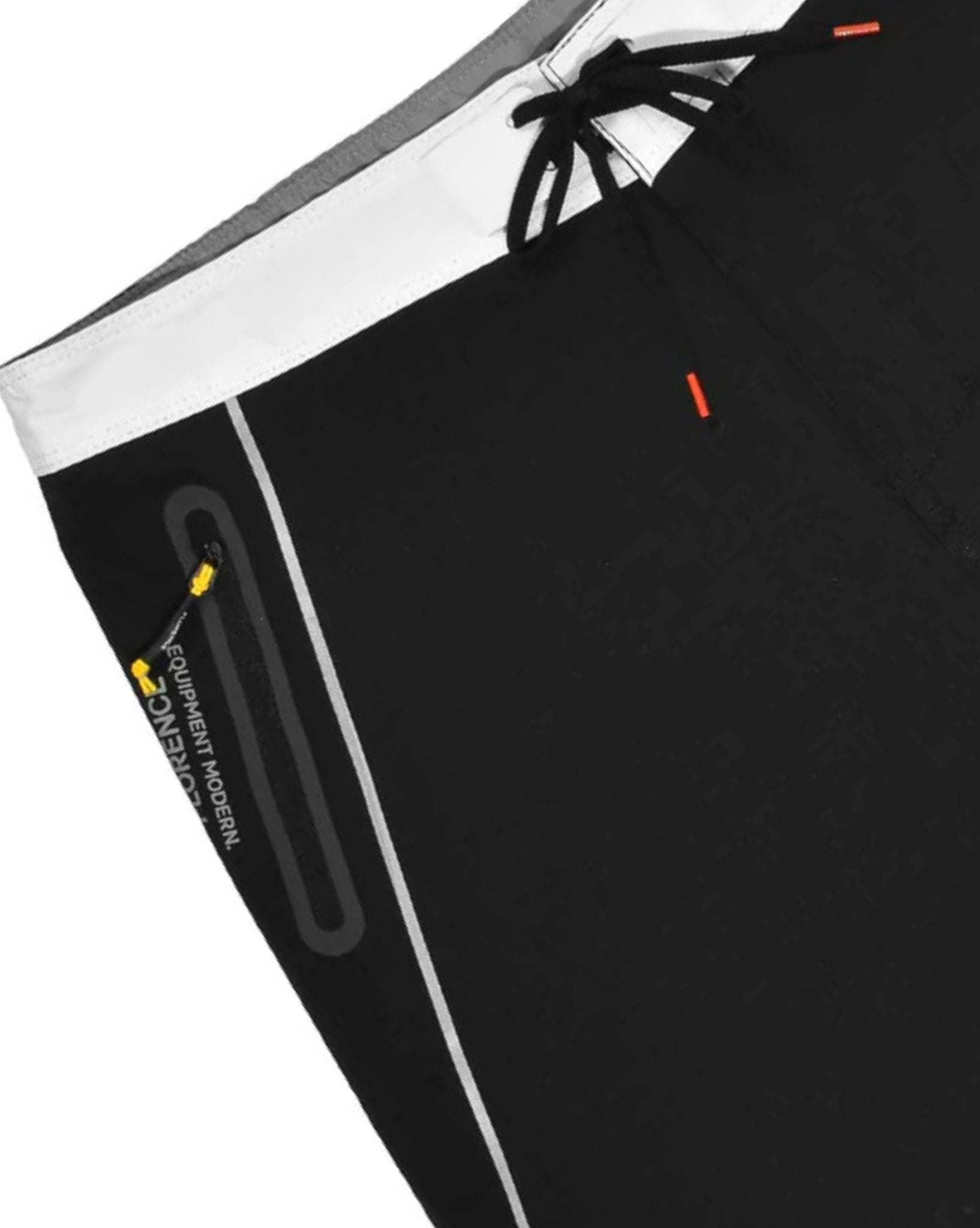 Florence Mens F1 Zero Boardshort - Black White