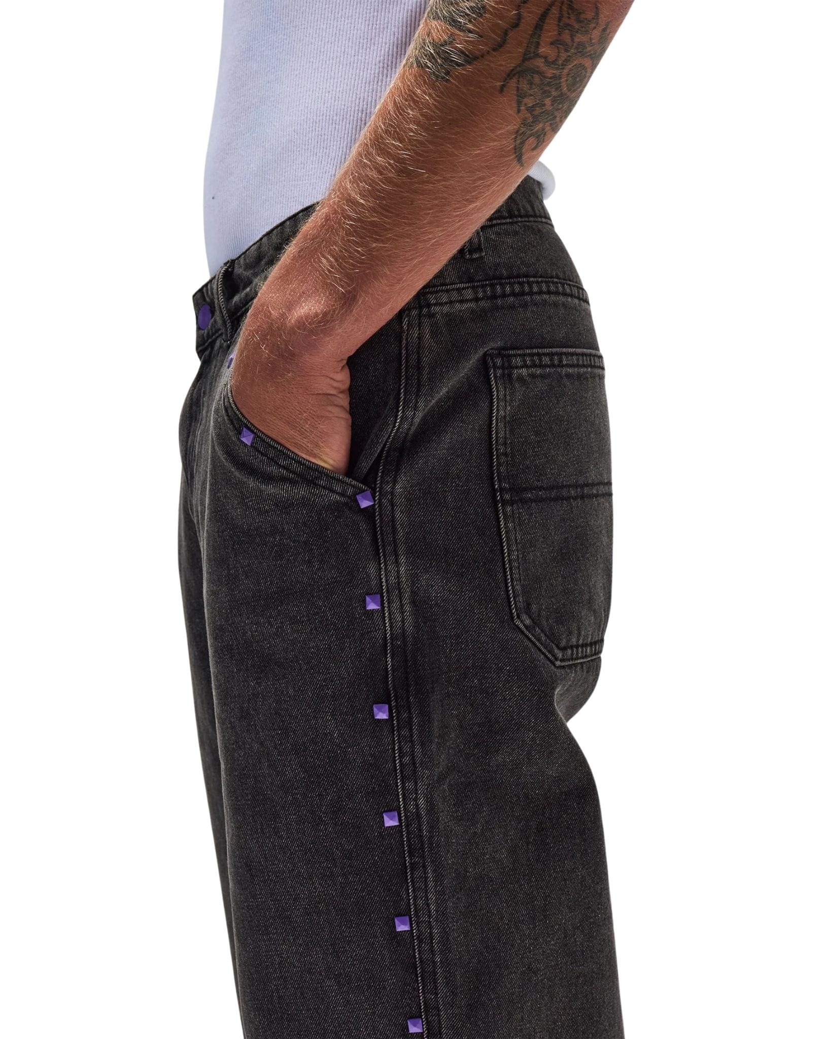 Former Studded Denim Pant