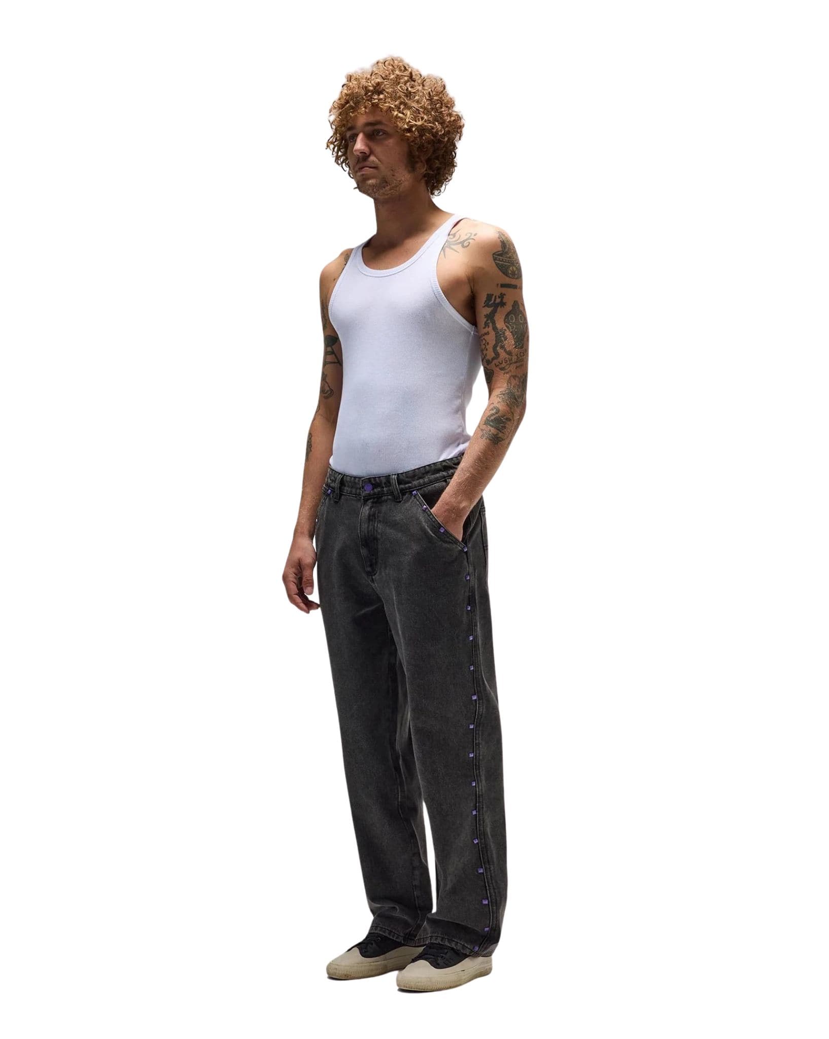 Former Studded Denim Pant