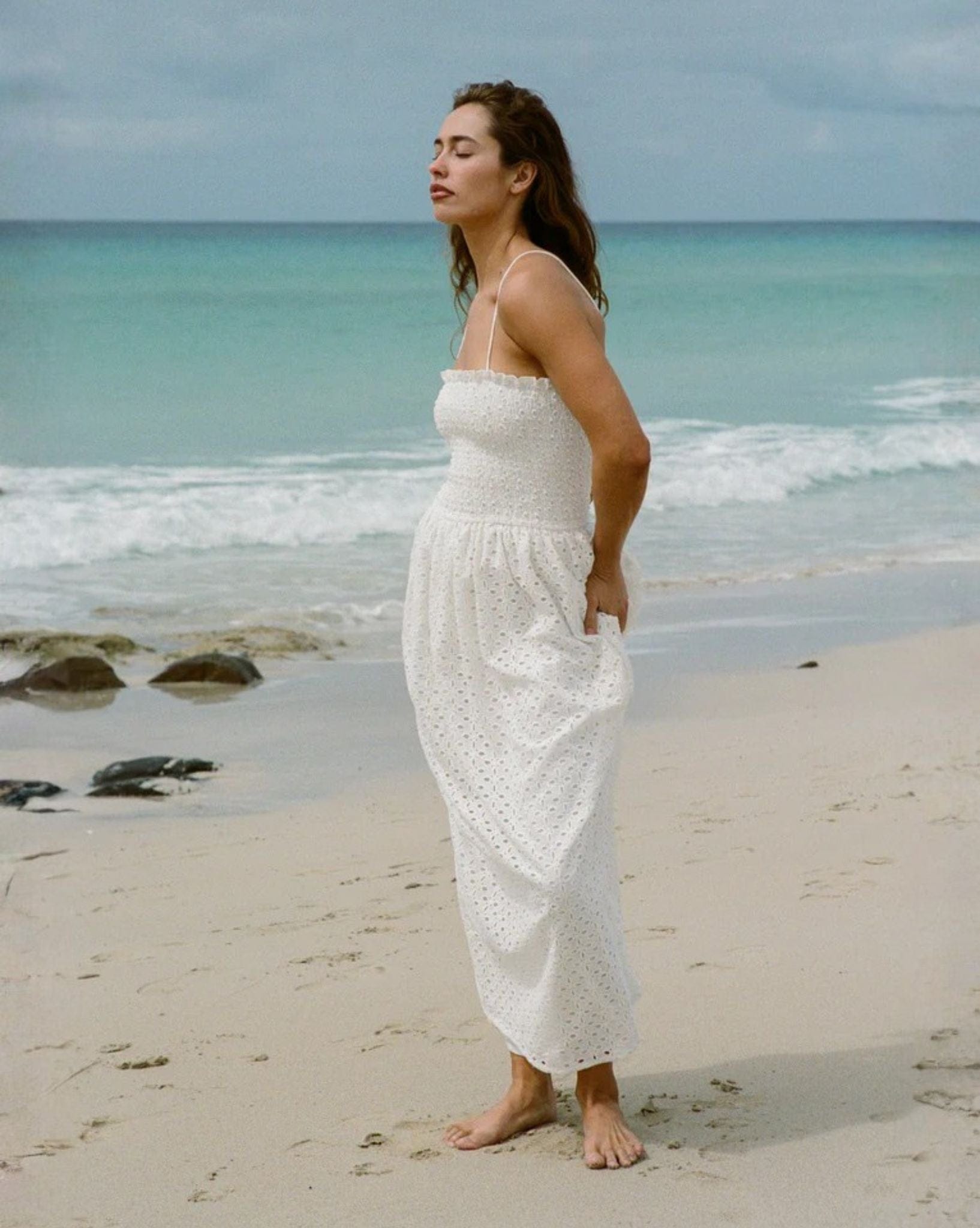 Frank Rae Arizona Maxi In Eyelet