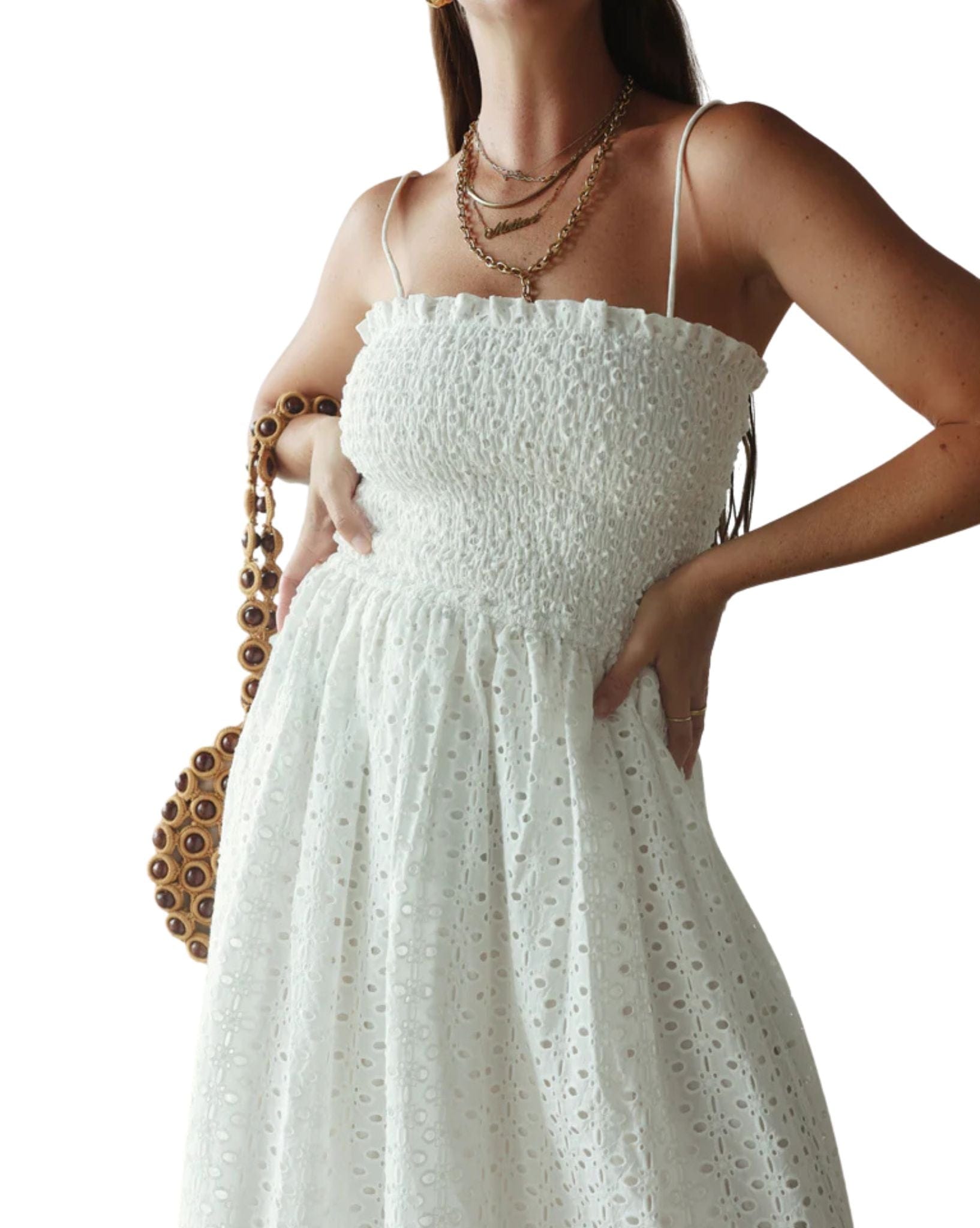 Frank Rae Arizona Maxi In Eyelet