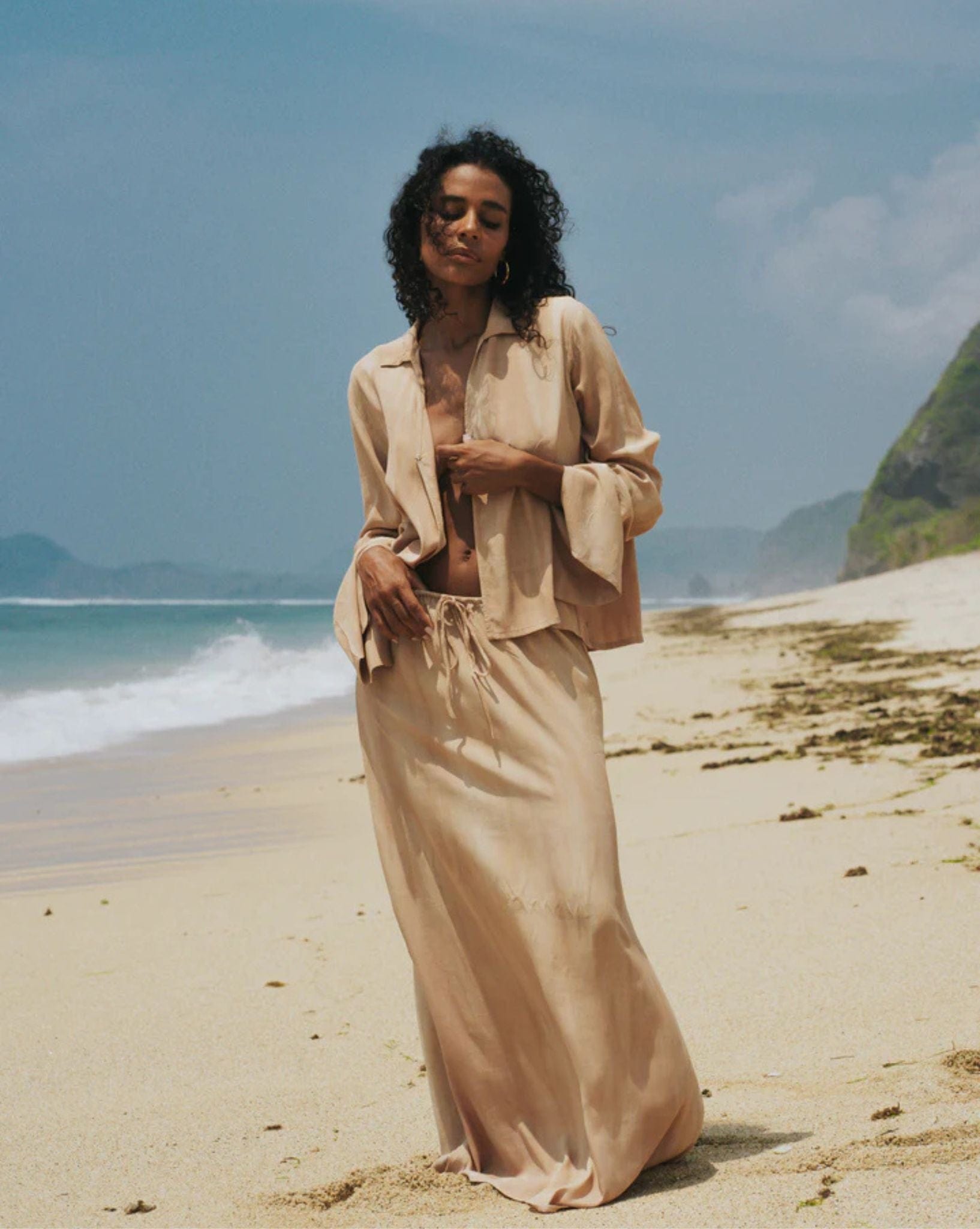 Frank Rae Womens Franco Maxi Skirt