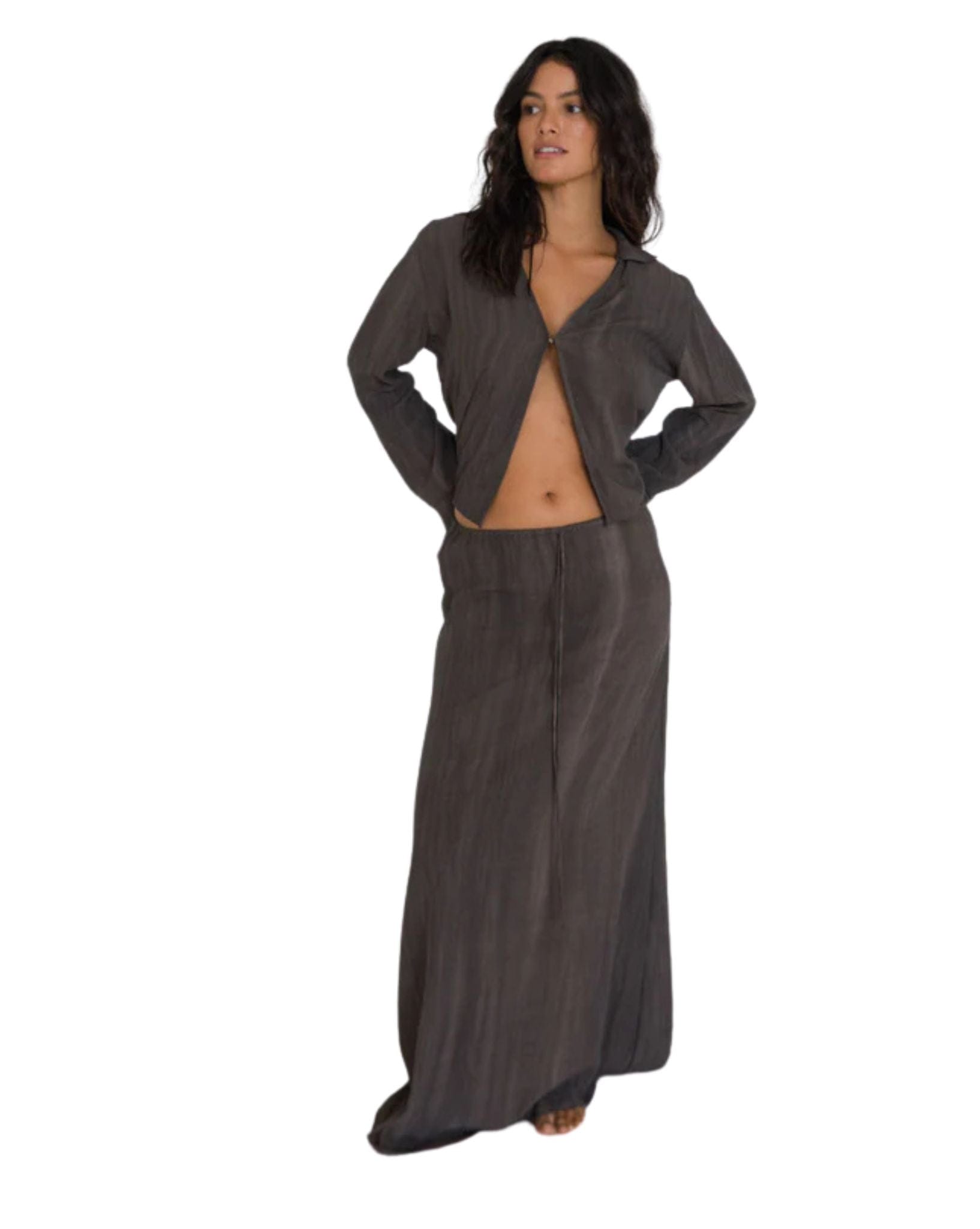 Frank Rae Womens Franco Maxi Skirt