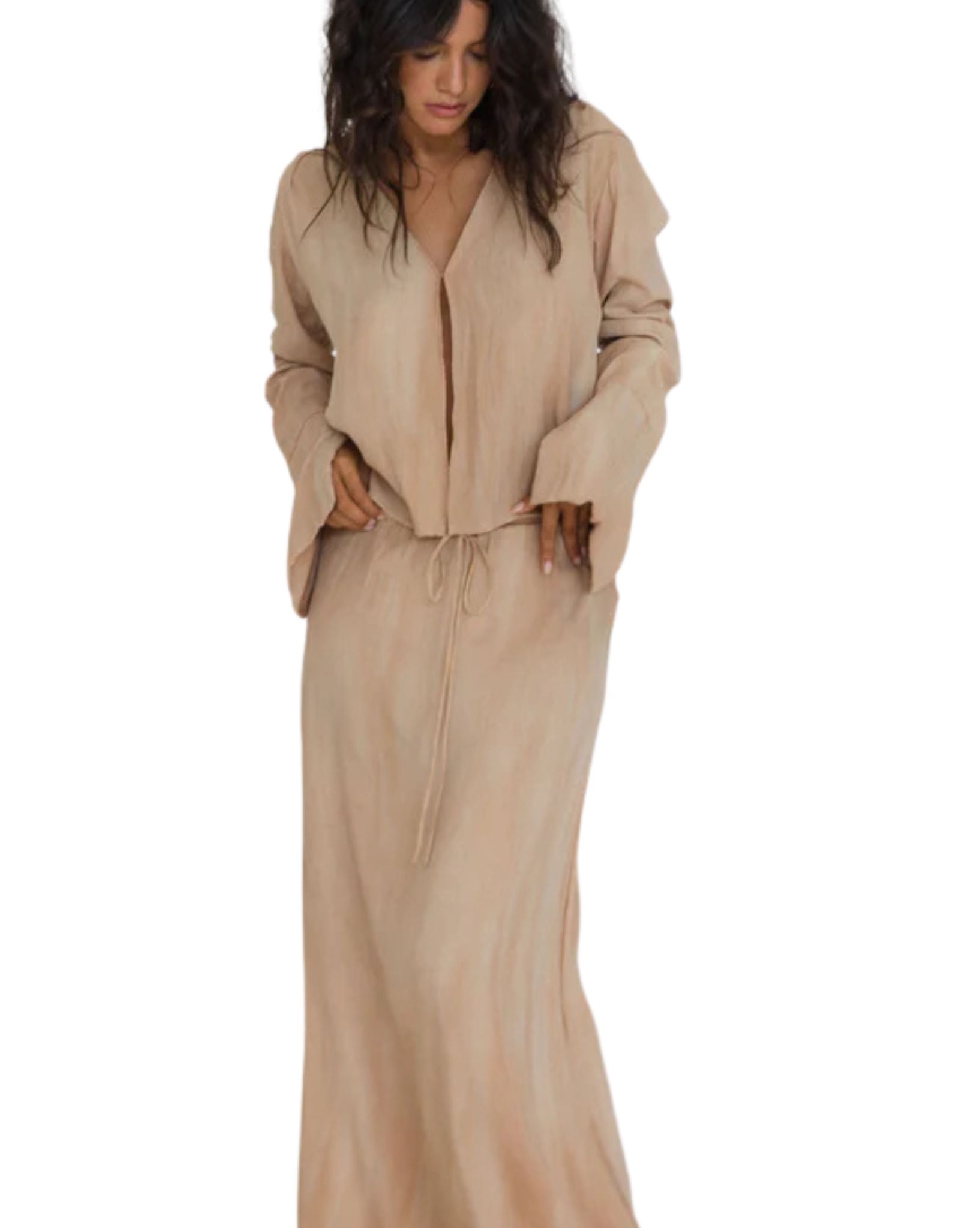 Frank Rae Womens Franco Maxi Skirt