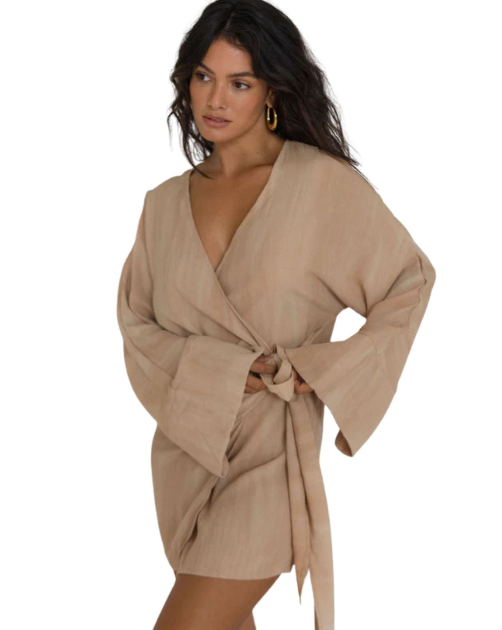 Frank Rae Womens Franco Wrap Dress