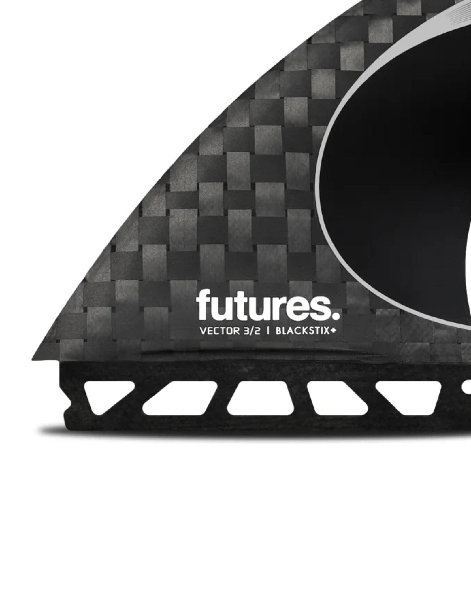 Futures Fins 3/2 Large Blackstix Thruster
