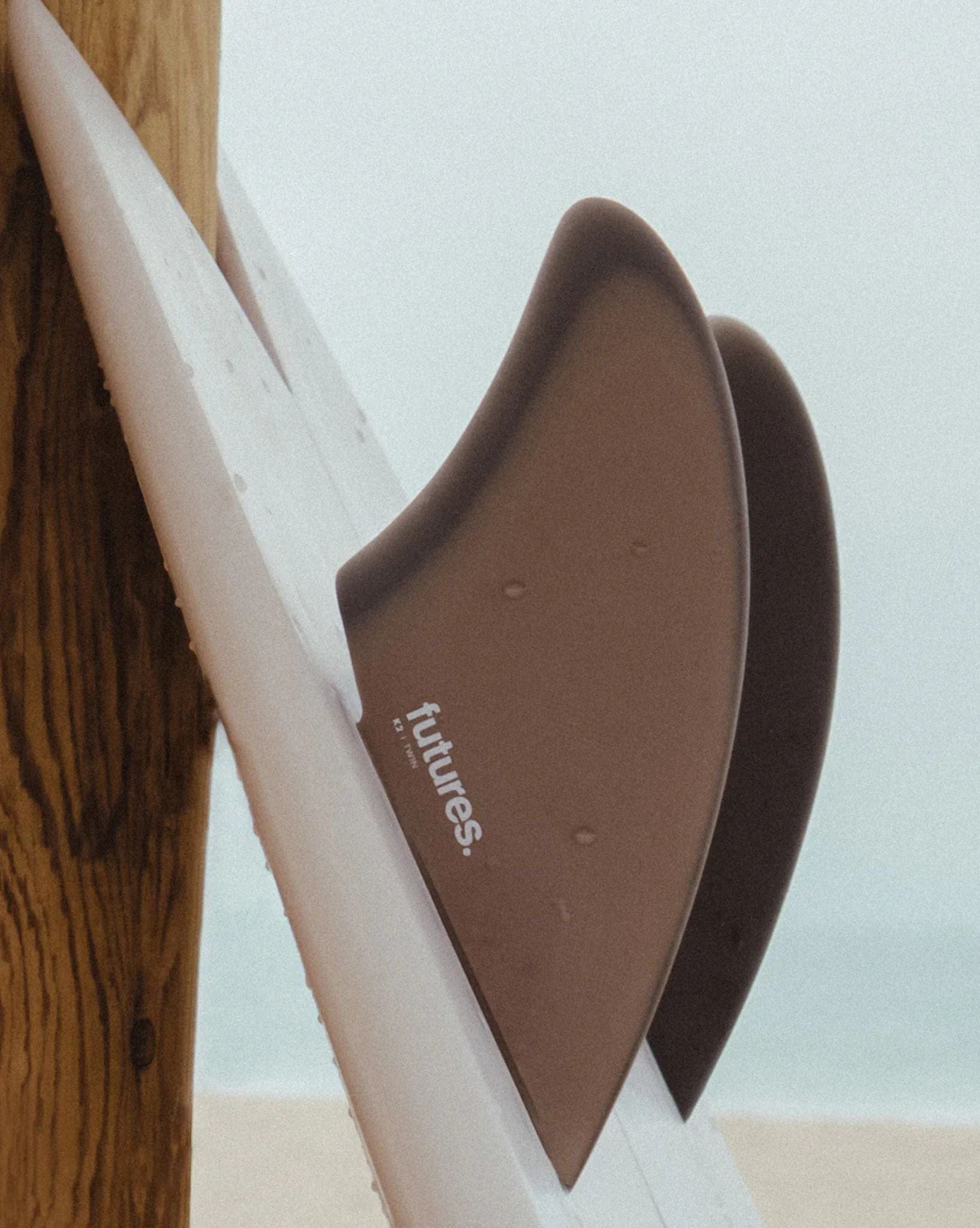 Futures Fins K2 FG Keel Fins Brown Grey