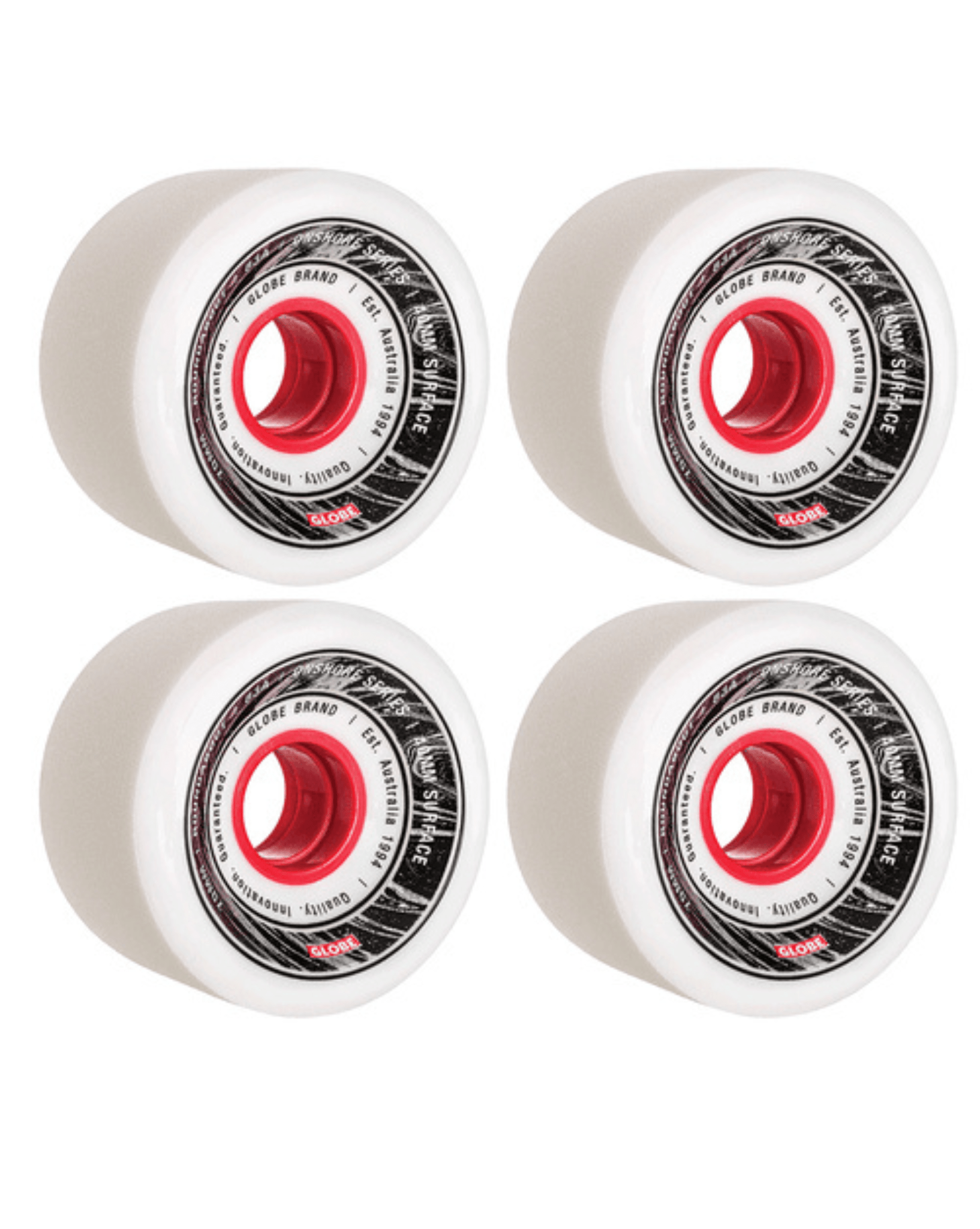 Globe Roundabout Onshore Wheel - White I Red