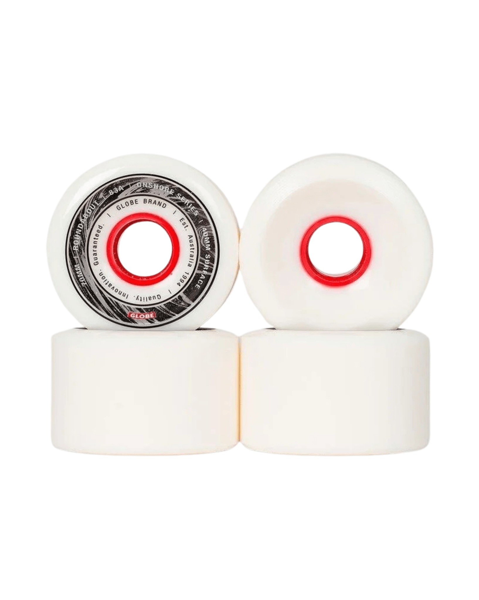 Globe Roundabout Onshore Wheel - White I Red