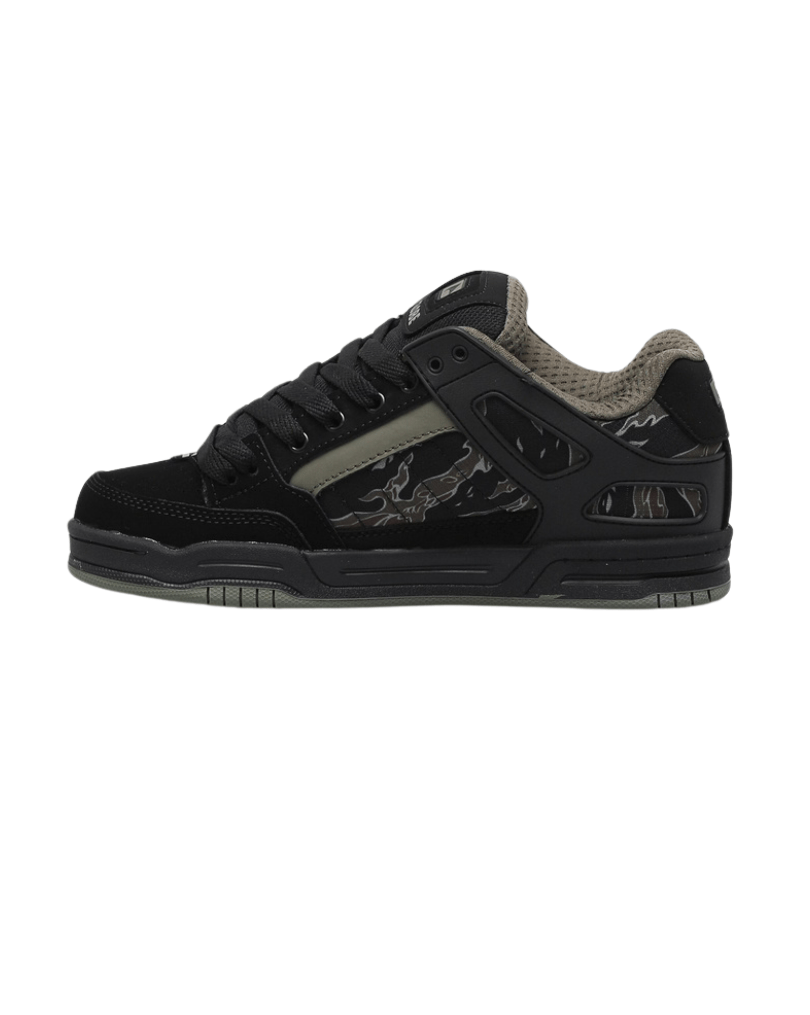 Globe Tilt Kids Skate Shoe - Black I Tiger Camo