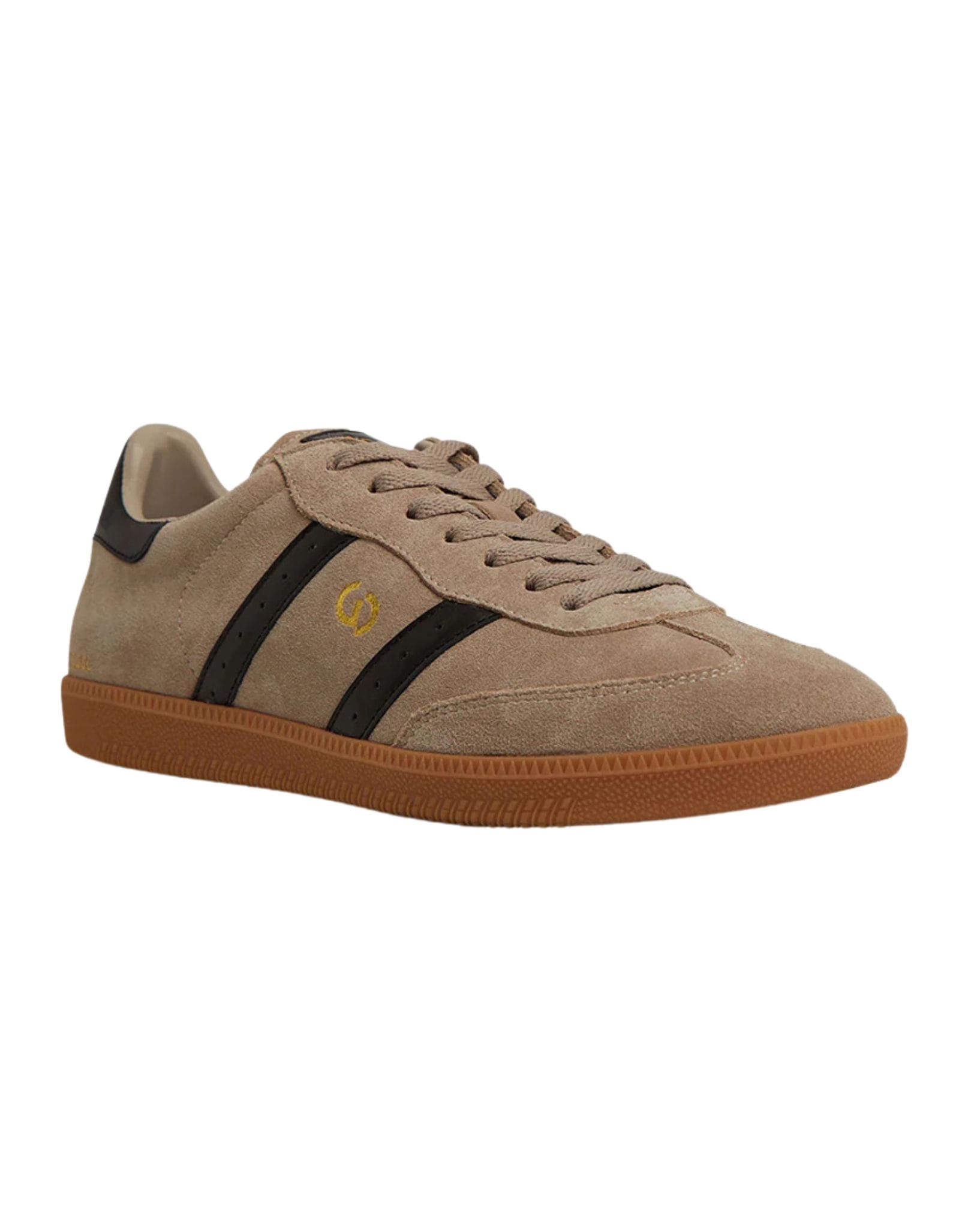 Goodsole Mens Parallel - Mushroom Black Suede