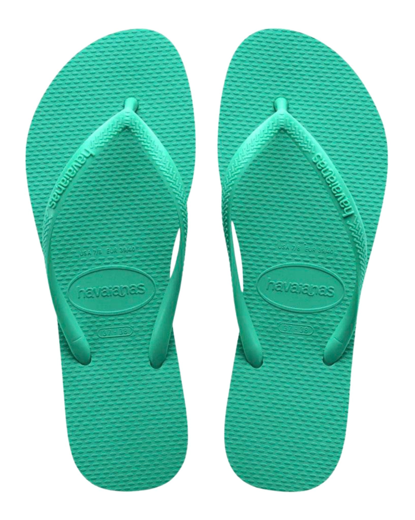 Havaianas Kids Slim Basic Thongs - Verde Virtual