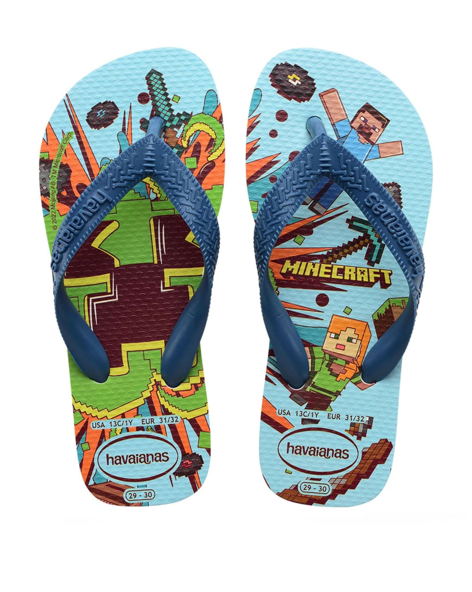 Havaianas Kids Top Minecraft Thongs