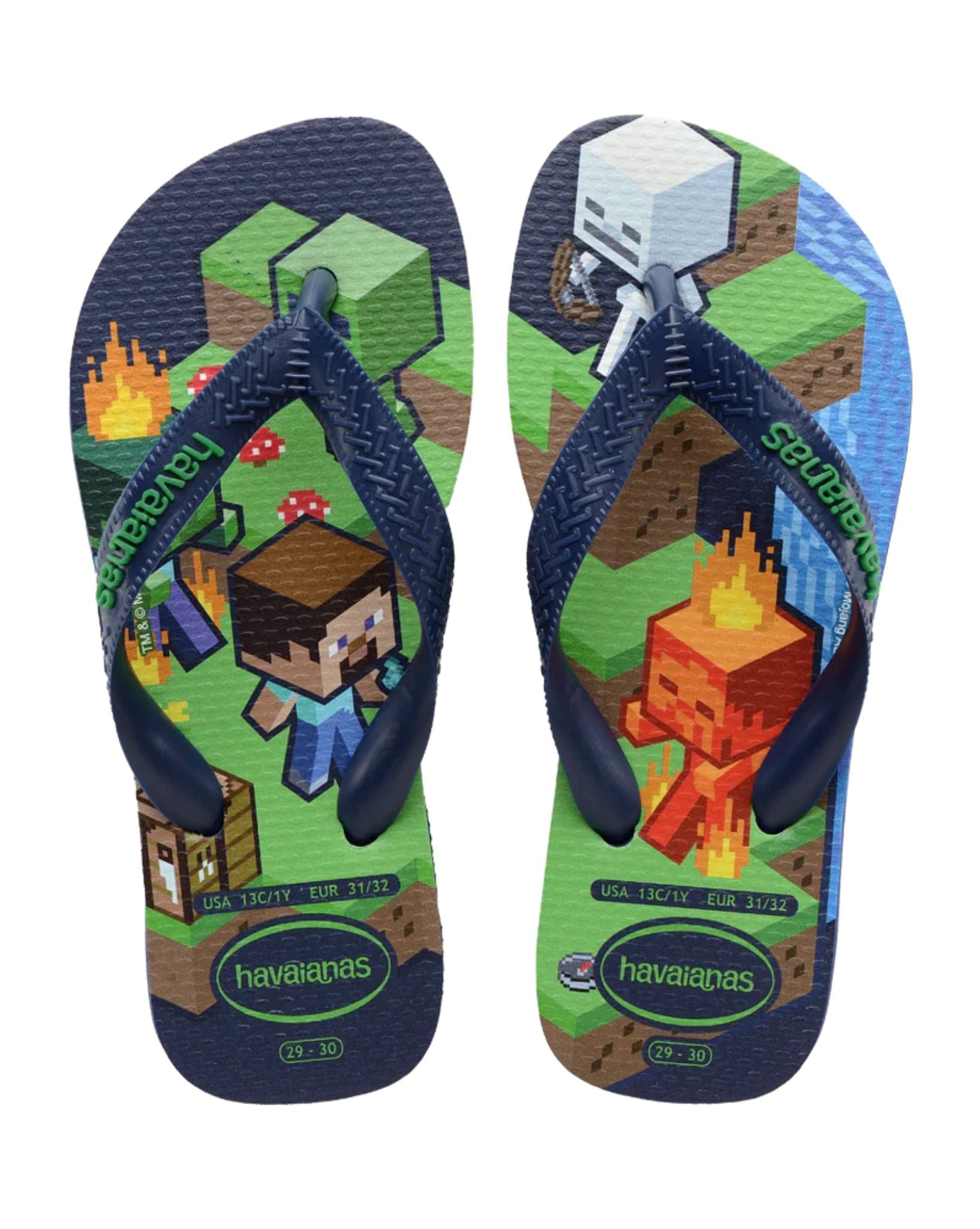 Havaianas Kids Top Minecraft Thongs