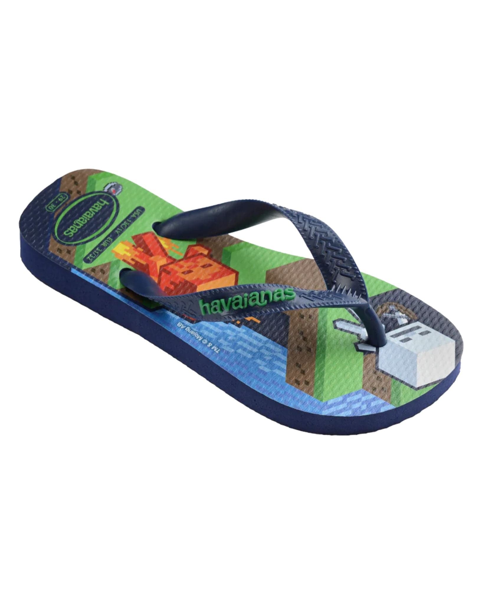 Havaianas Kids Top Minecraft Thongs