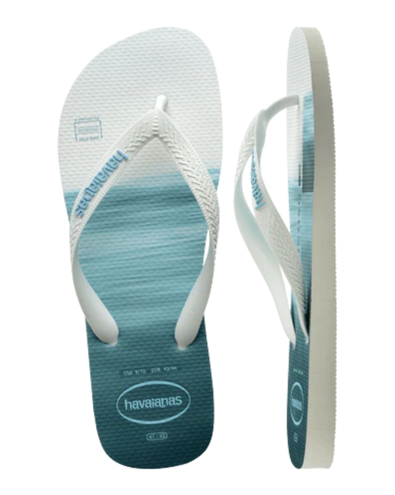 Havaianas Top Surfer - White/White Lavender/Blue