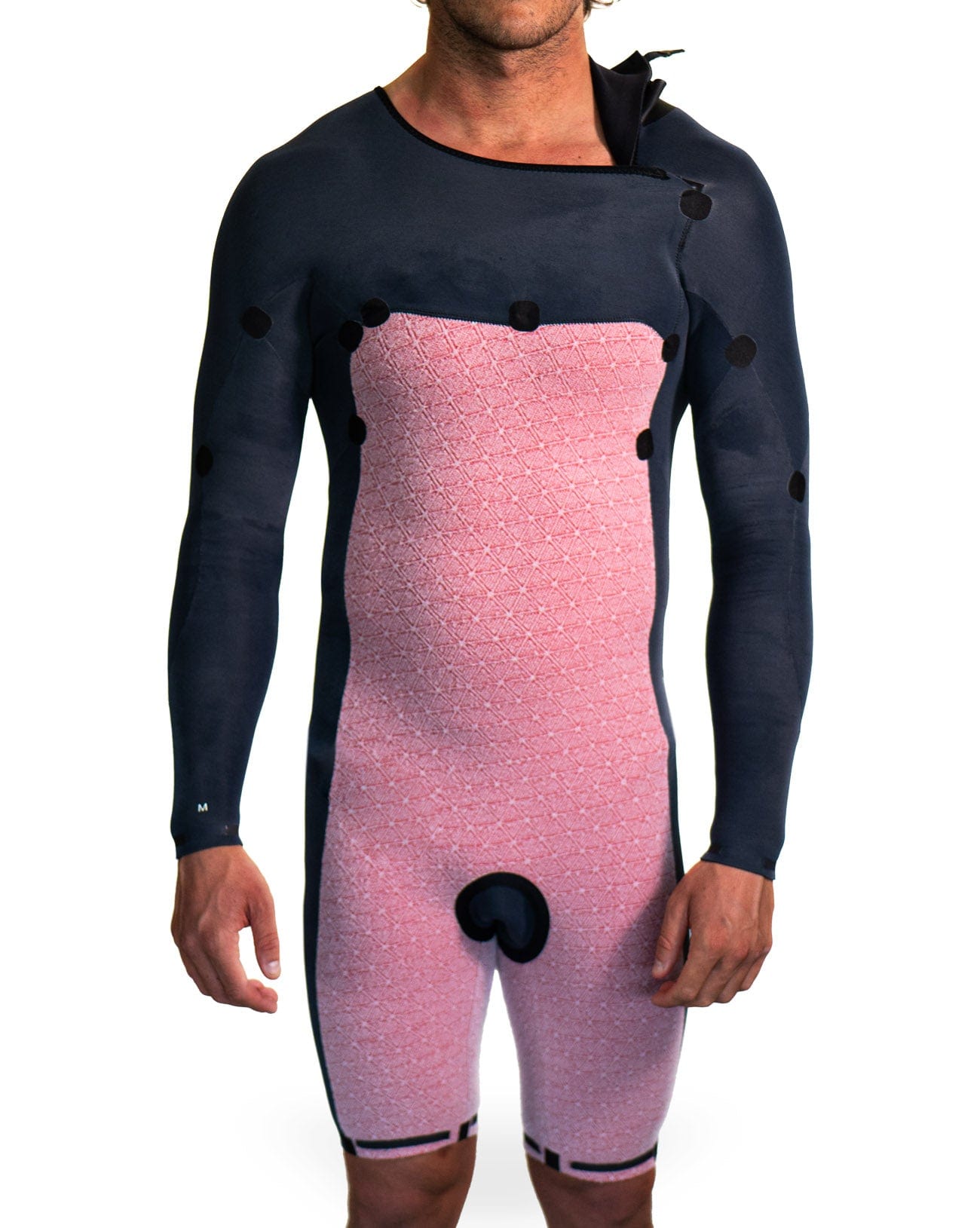 Honey Surf Mens Long Sleeve Springsuit Wetsuit - 2mm Chest Zip GBS