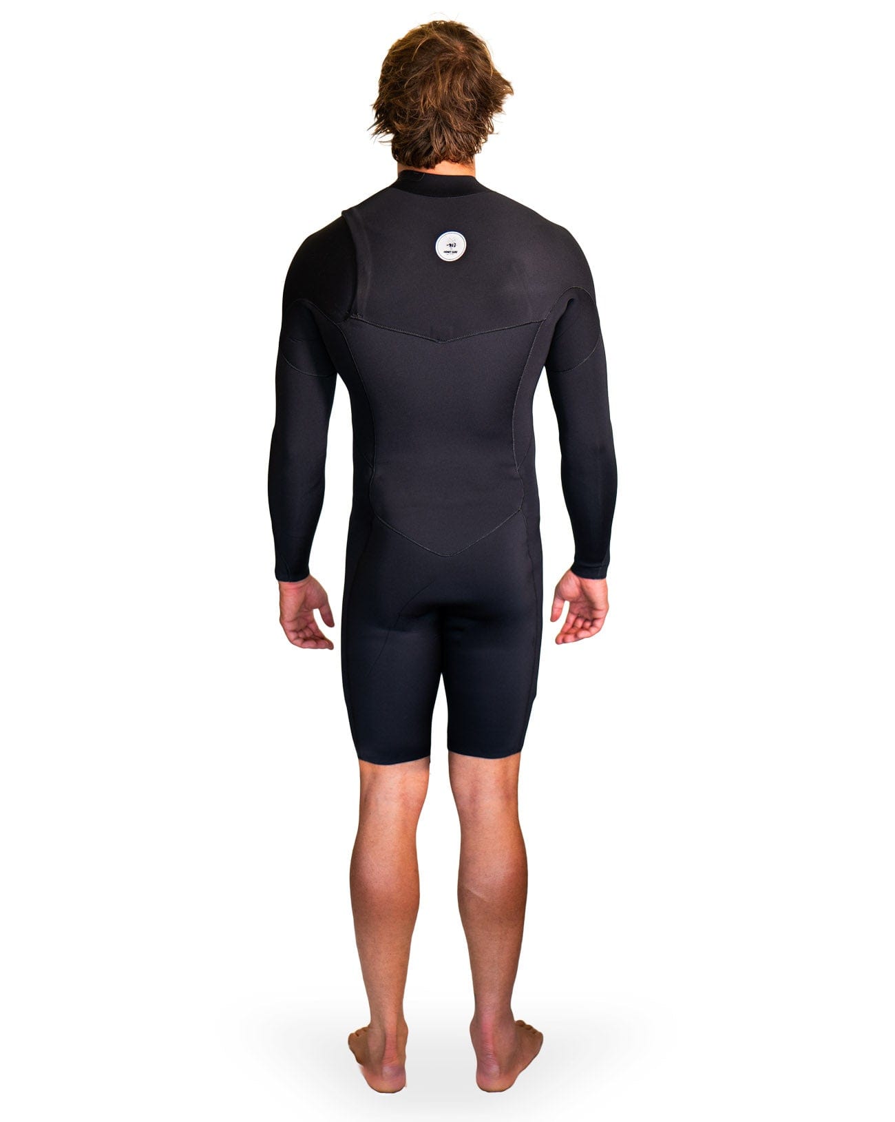 Honey Surf Mens Long Sleeve Springsuit Wetsuit - 2mm Chest Zip GBS