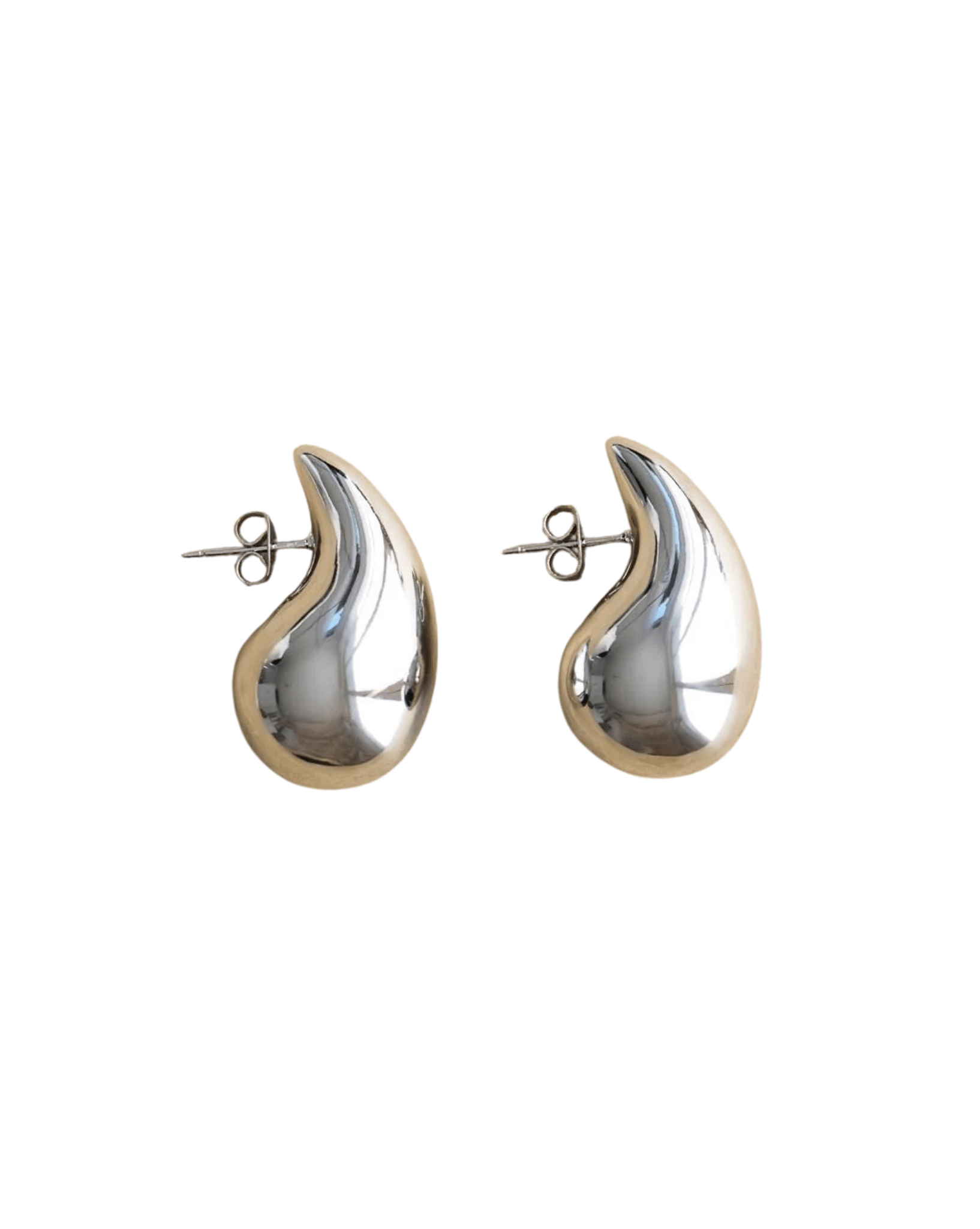 Indigo & Wolfe Womens Silver Sophia Moyenne Earrings