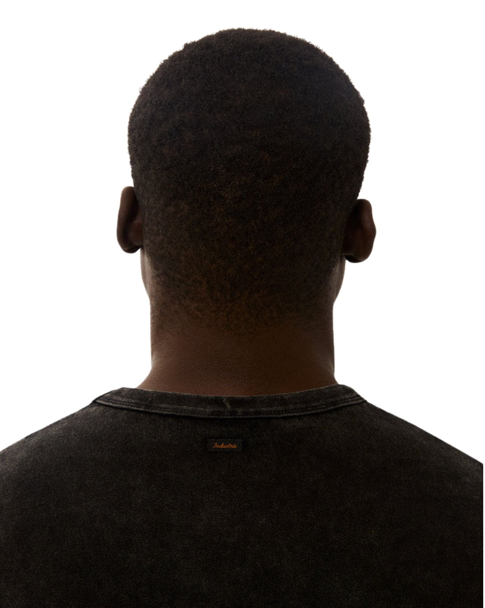 Industrie Mens The Del Sur Acid Wash Tee - Black Acid