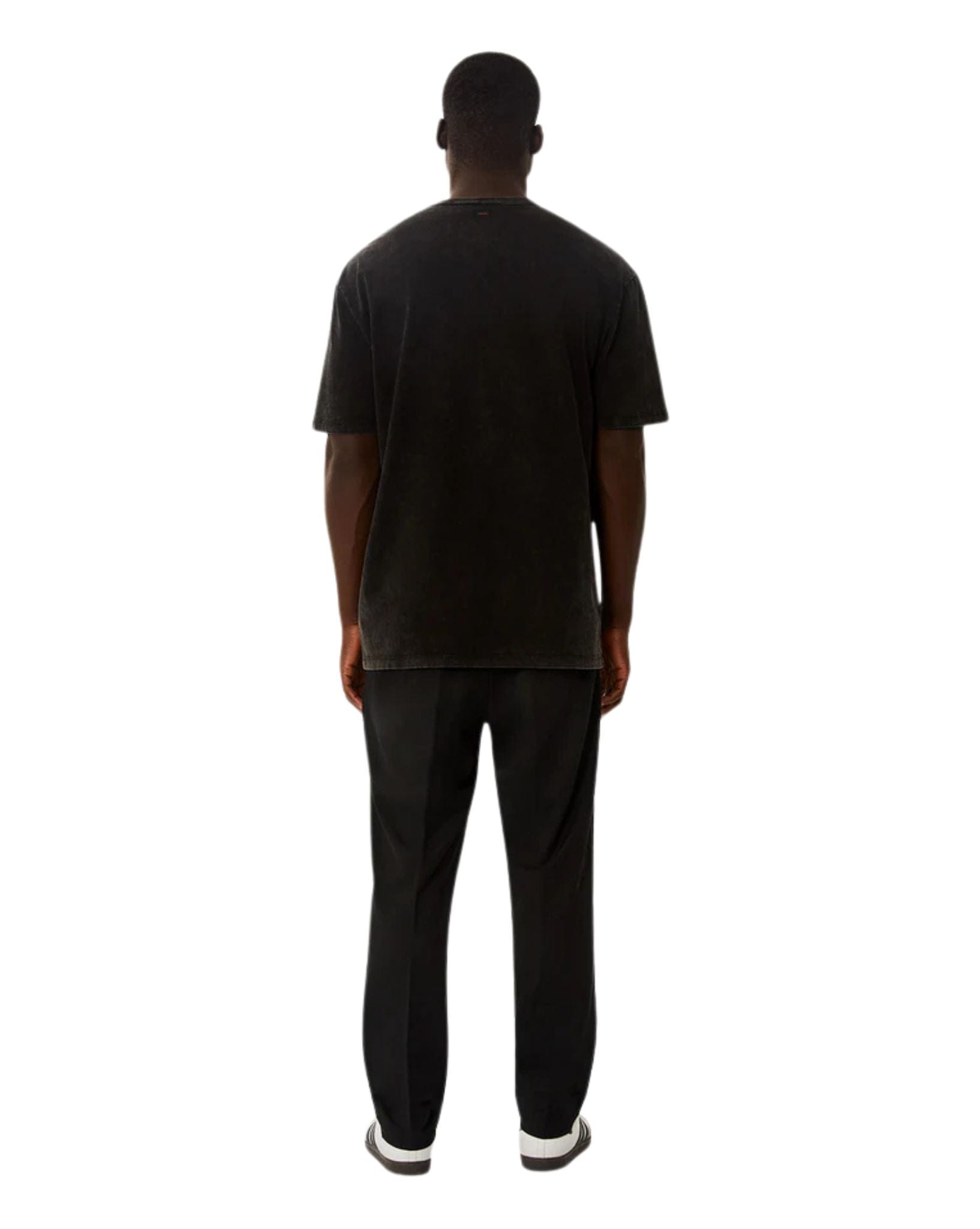 Industrie Mens The Del Sur Acid Wash Tee - Black Acid