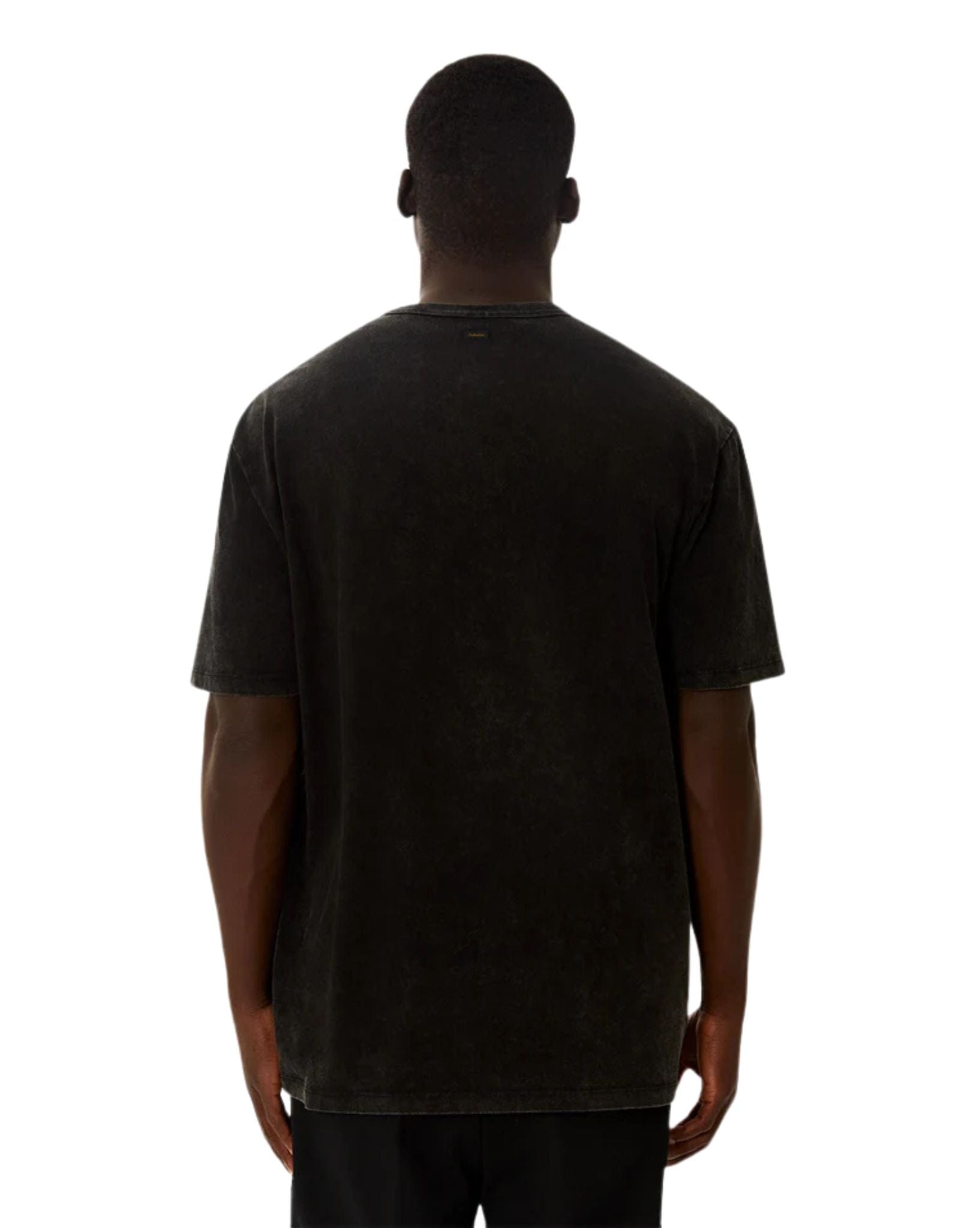 Industrie Mens The Del Sur Acid Wash Tee - Black Acid