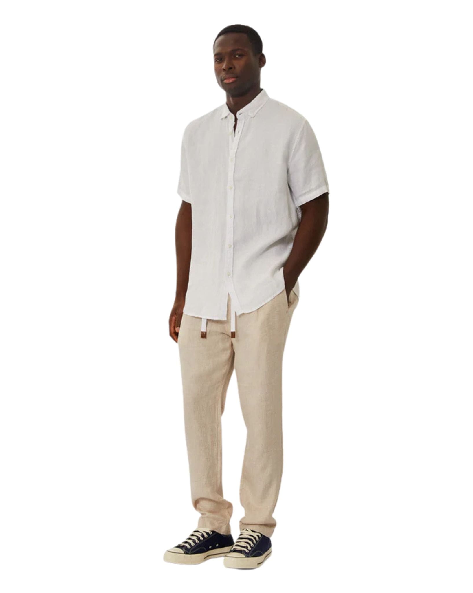 Industrie Mens The Tennyson Linen S/S Shirt