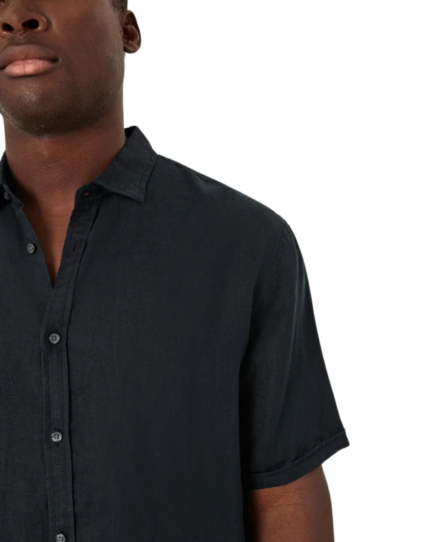 Industrie Mens The Tennyson Linen S/S Shirt