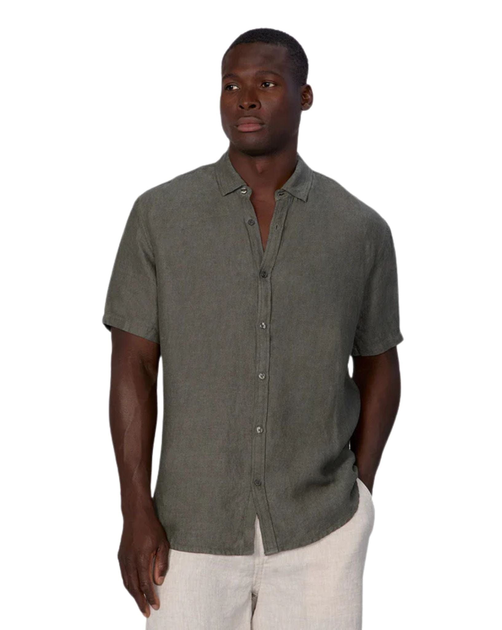 Industrie The Trinidad Linen Blend S/S Shirt