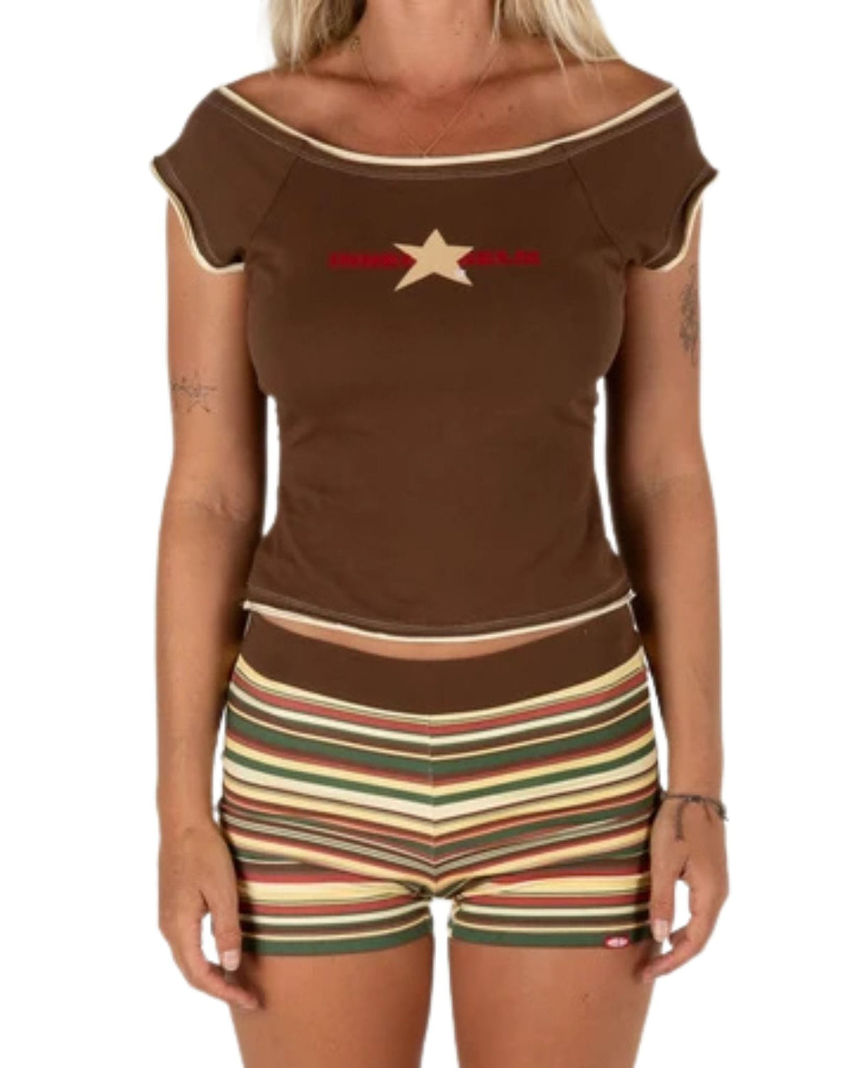 Inner Relm 90Star Tee | Chocolate