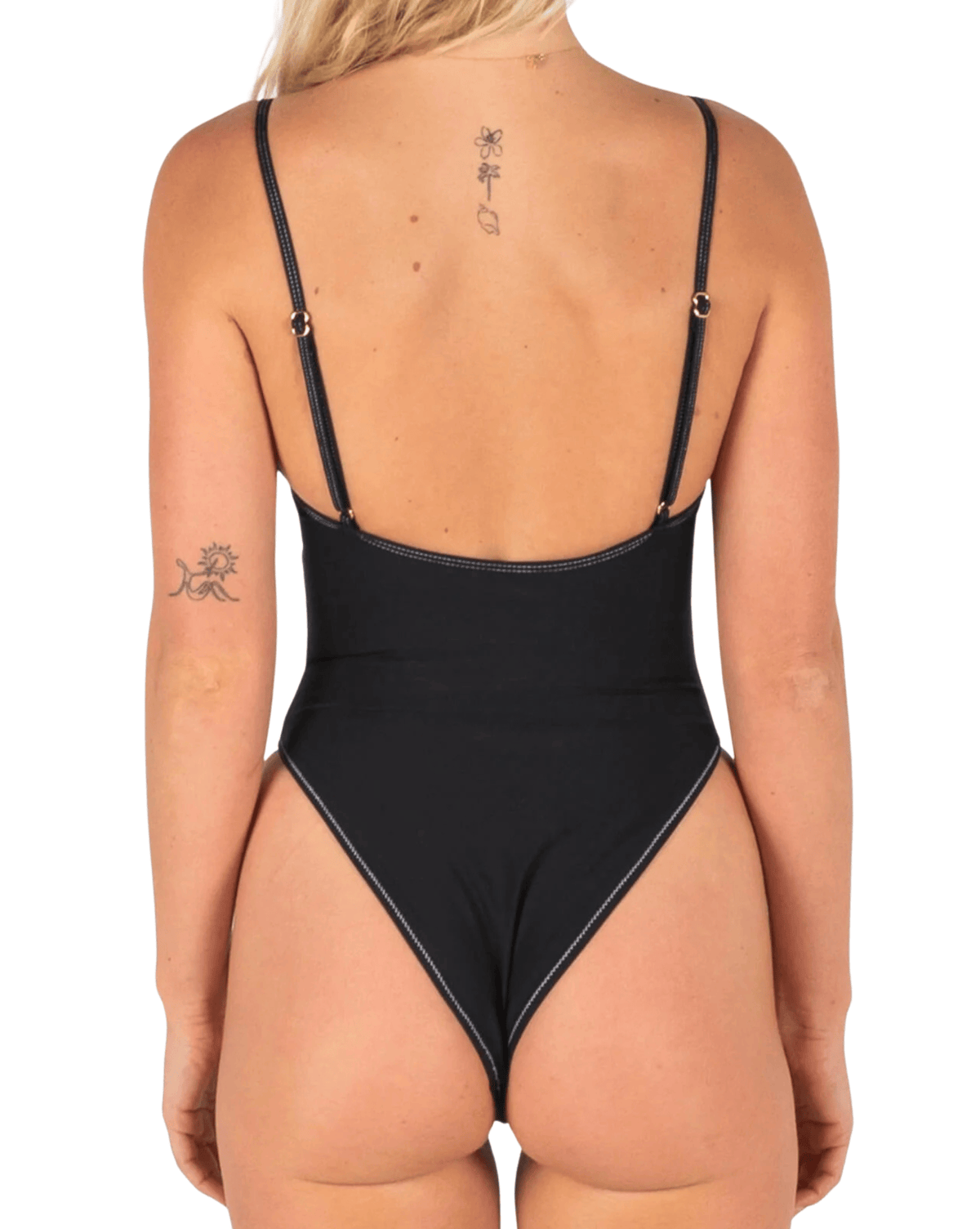 Inner Relm Womens One Piece Inner Relm Meri One Piece - Black