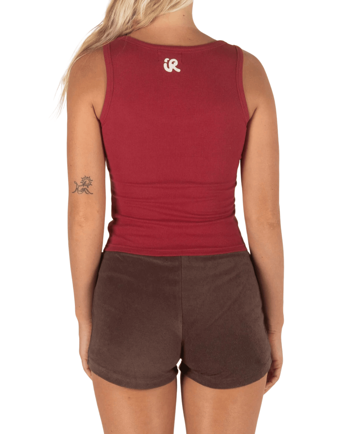 Inner Relm Womens Tops Inner Relm Checkers Top - Red