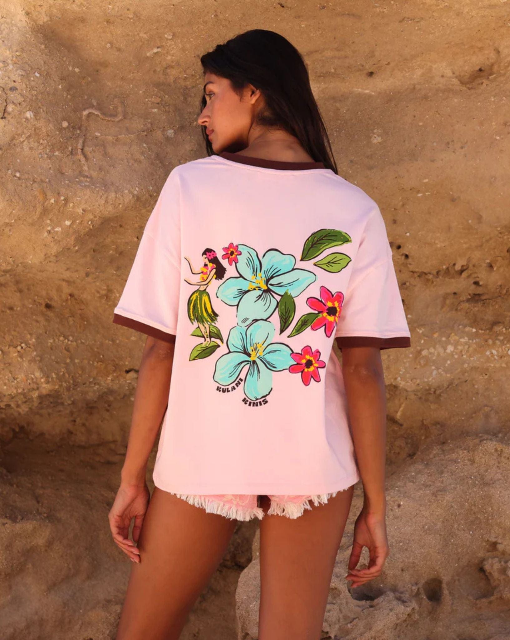 Kulani Kinis Boyfriend Bind Tee - Luna Belle