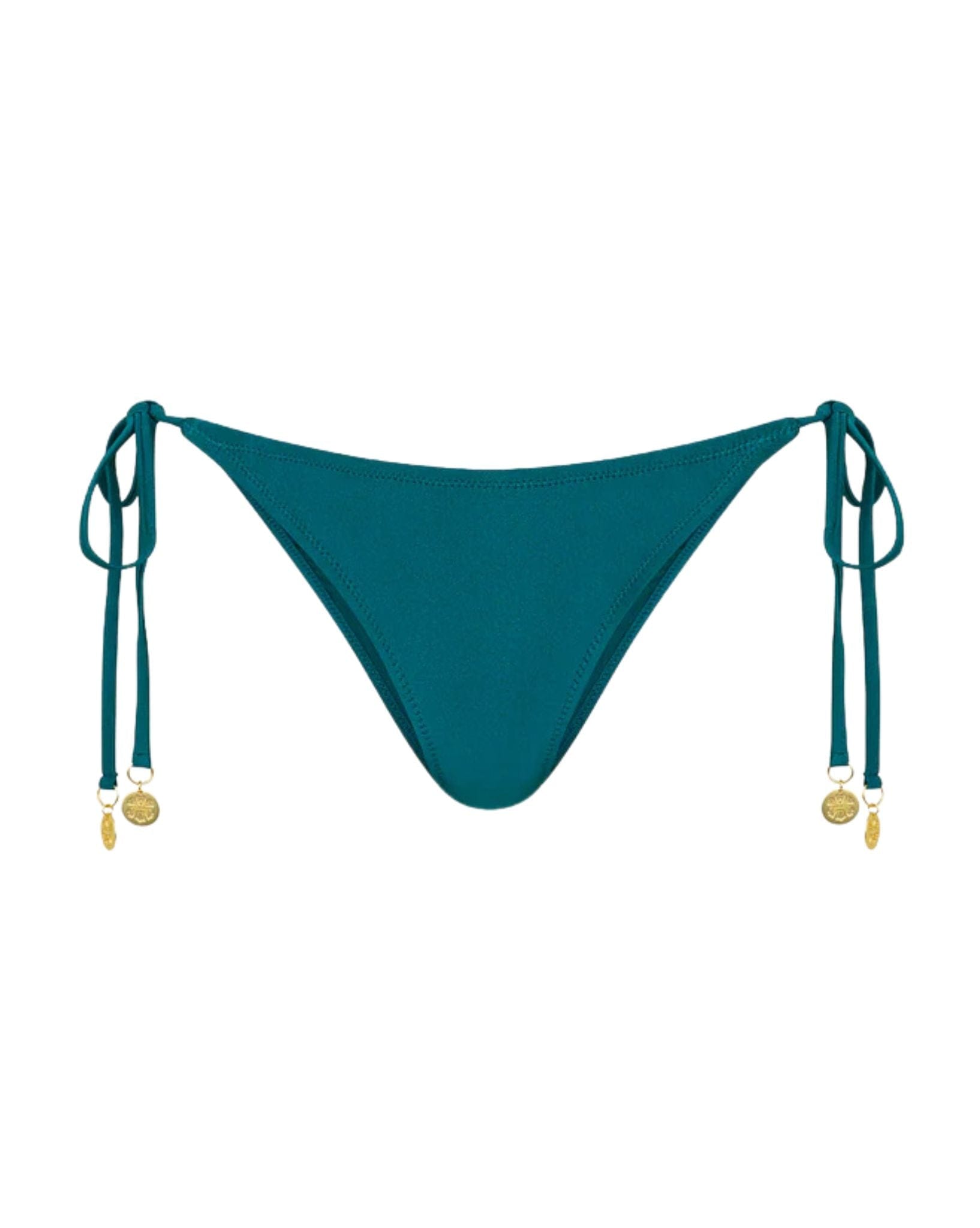 Kulani Kinis Full Coverage Tie Bikini Bottom - Laguna Haze
