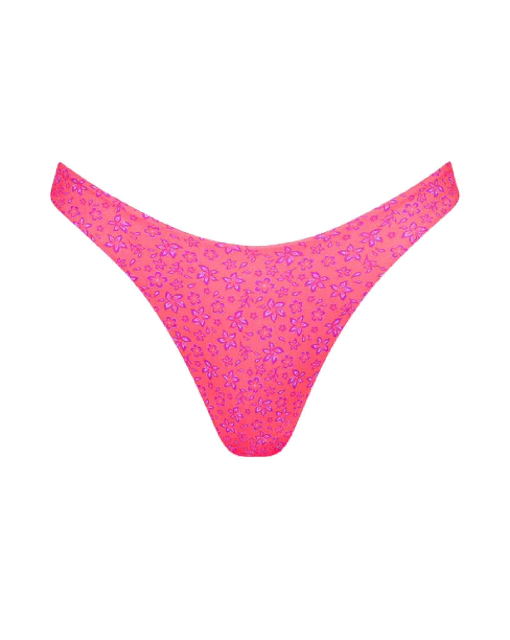 Kulani Kinis Gathered Deep V Thong Bikini Bottom - Kiss Me