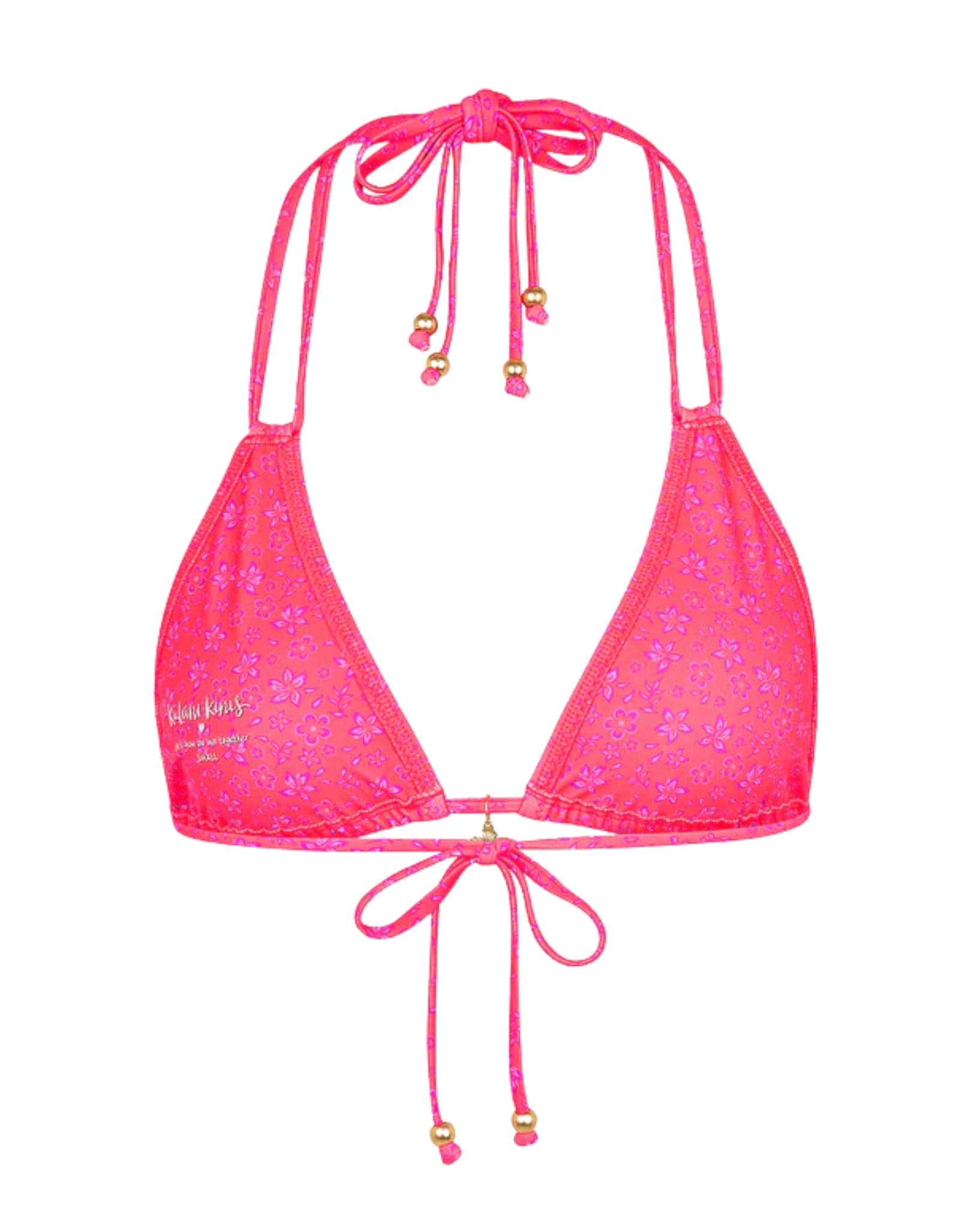 Kulani Kinis Halter Bralette Bikini Top - Kiss Me