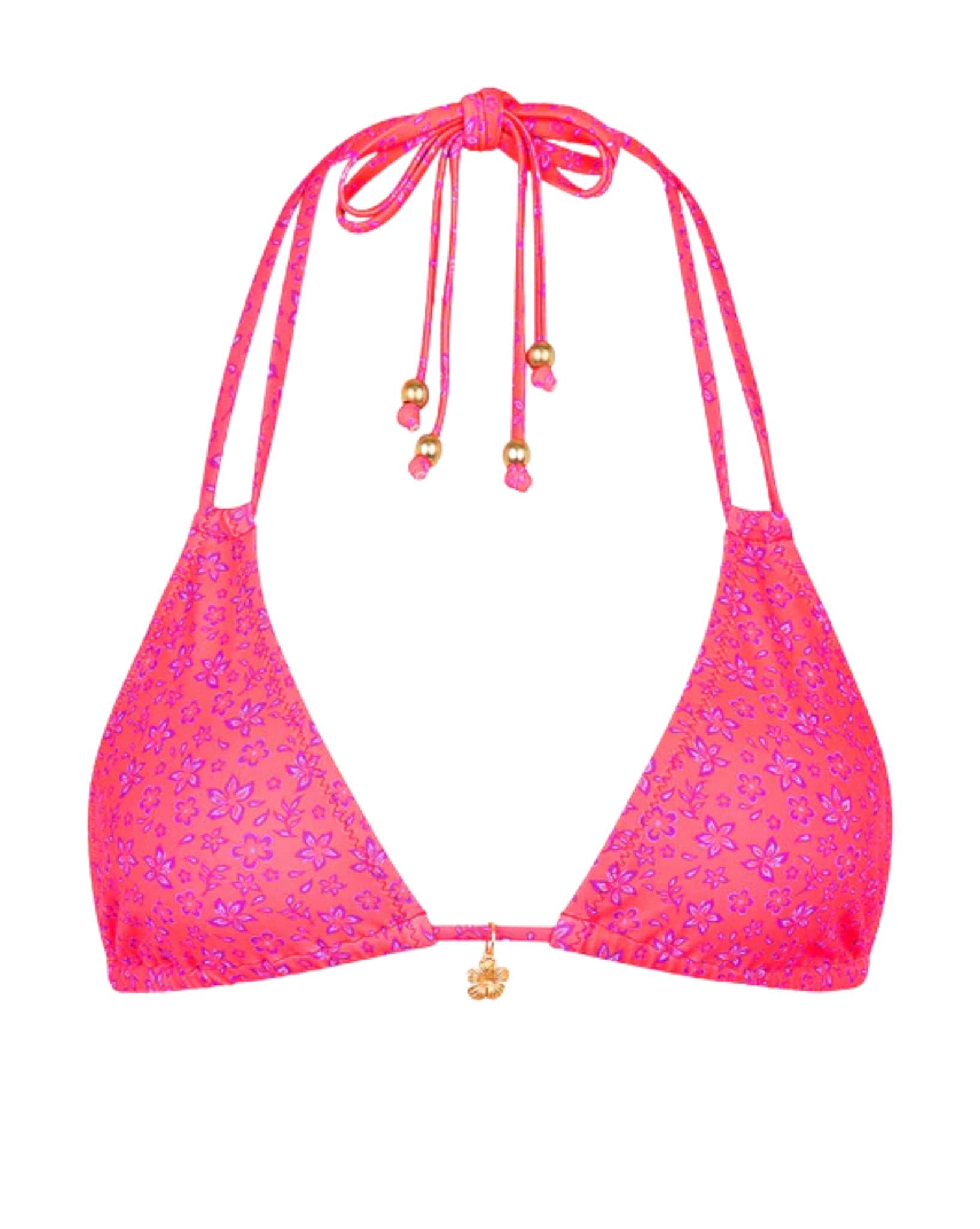 Kulani Kinis Halter Bralette Bikini Top - Kiss Me