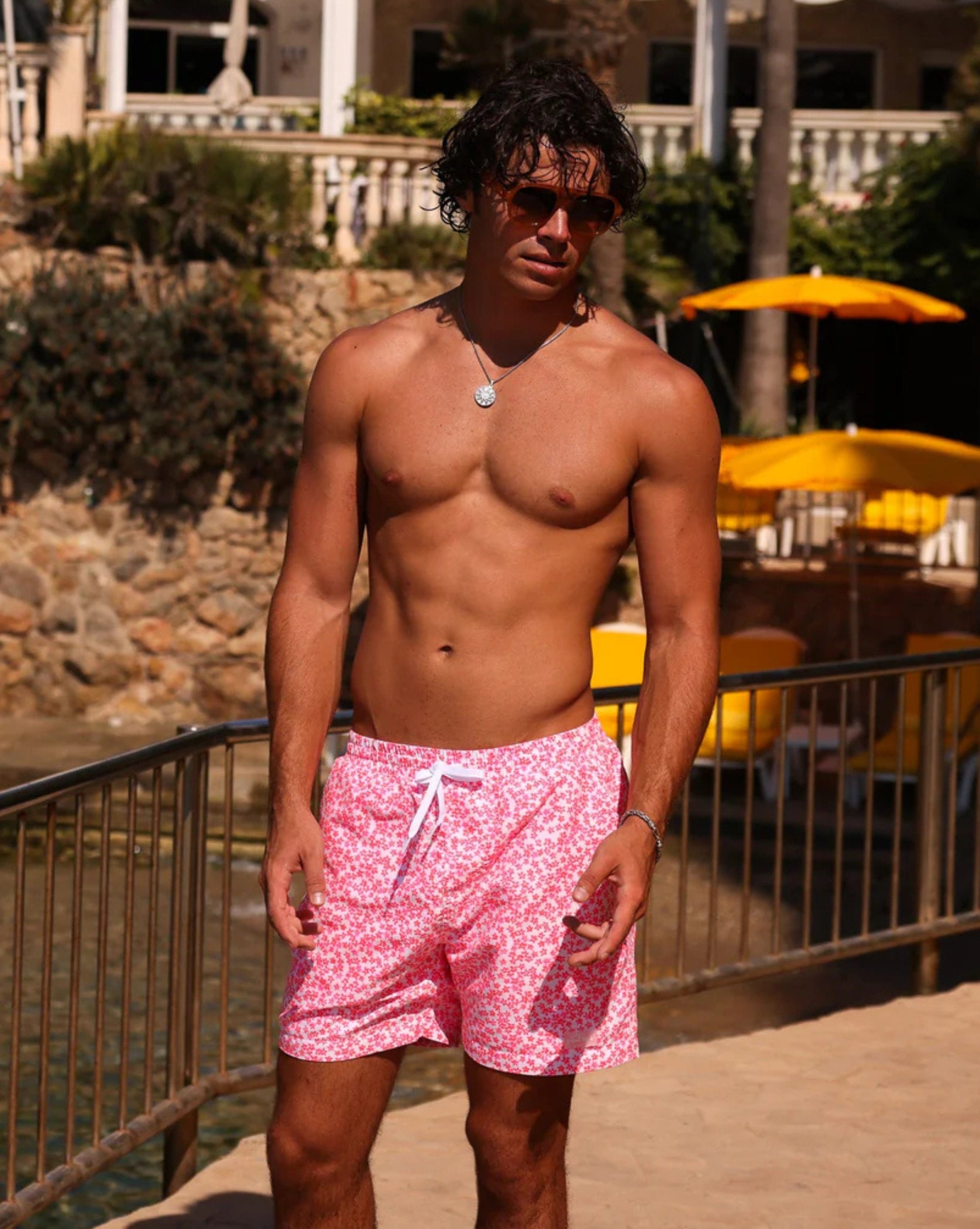 Kulani Kinis Men's Swim Trunks - Lovebug