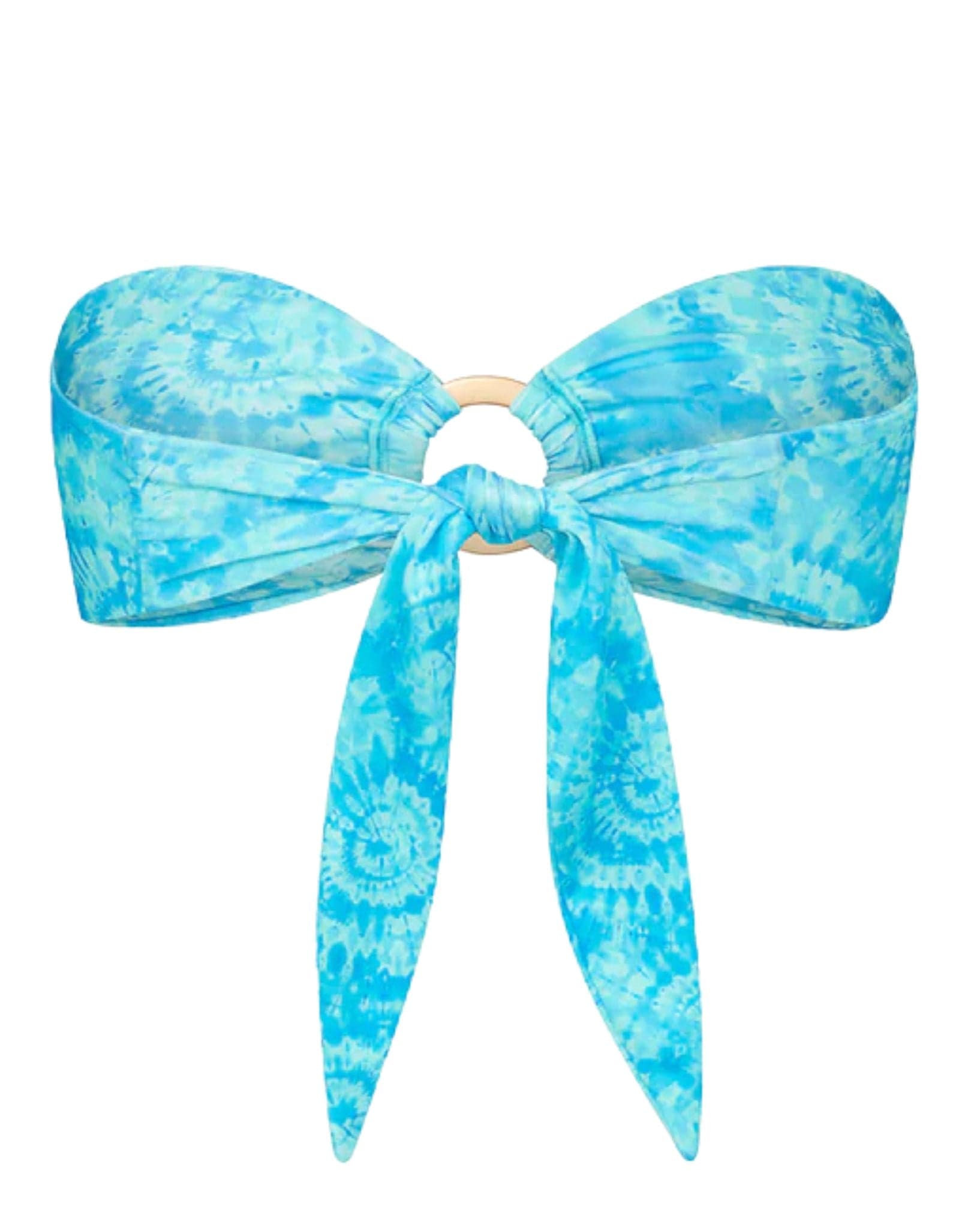 Kulani Kinis Strapless Bandeau Bikini Top - Starry Seas