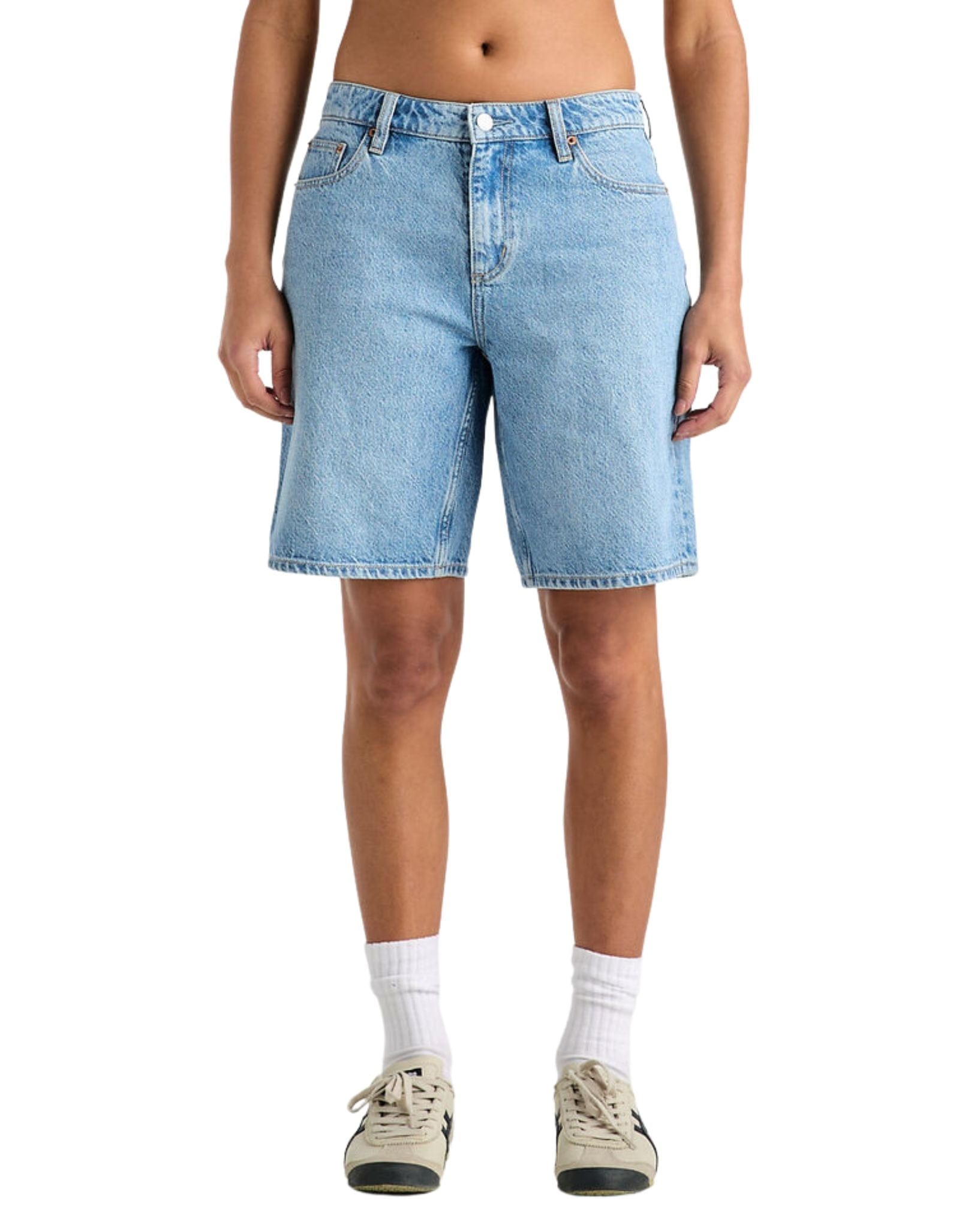 Lee Womens Mid Baggy Short - Yesterday's Blue