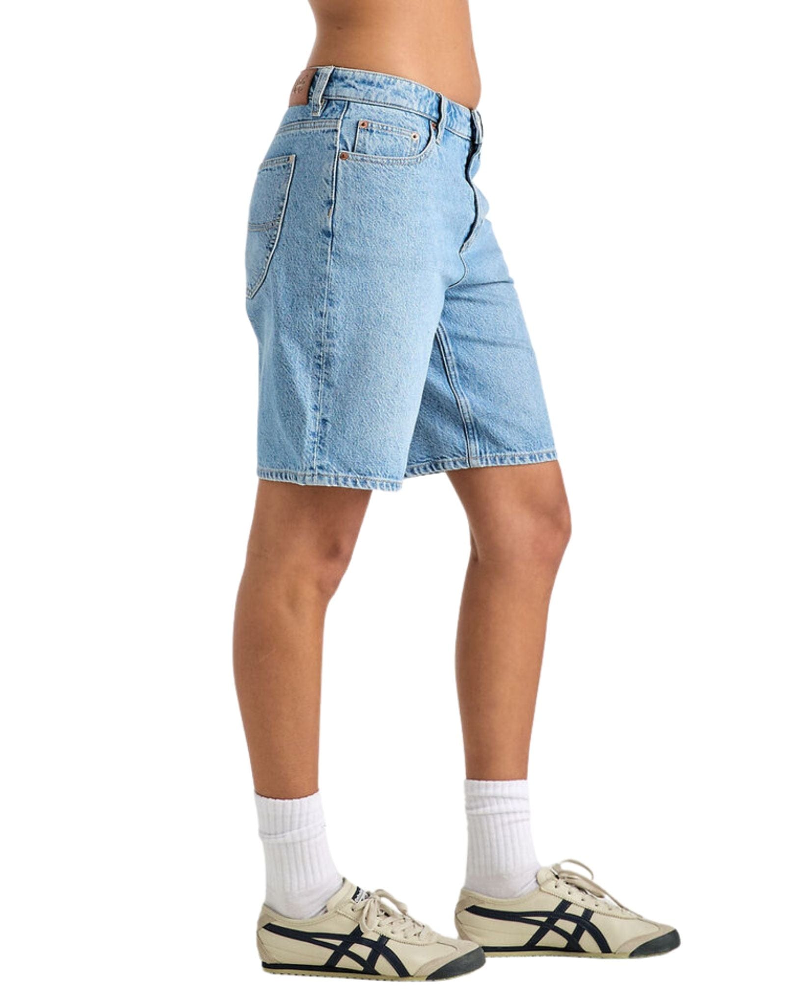 Lee Womens Mid Baggy Short - Yesterday's Blue