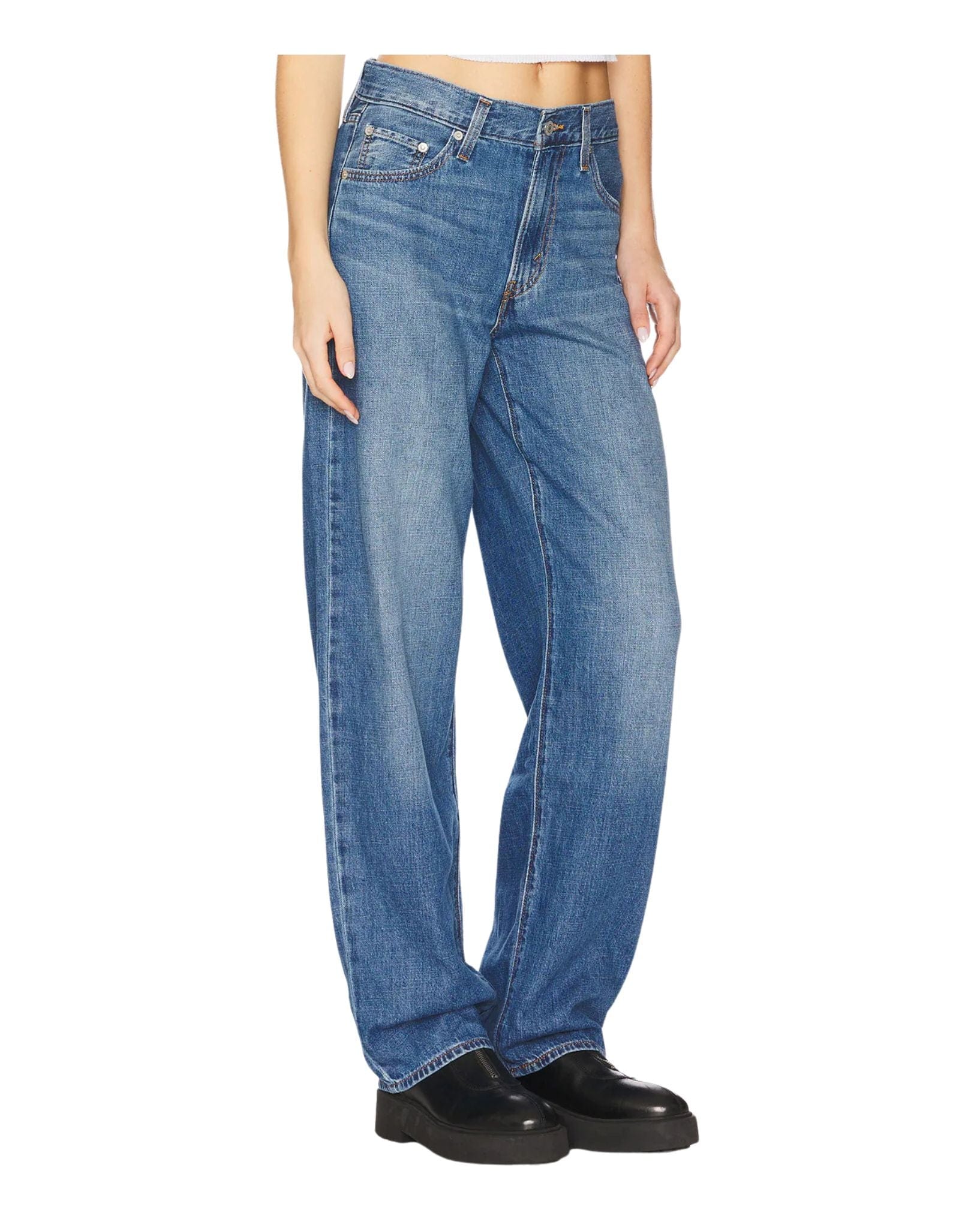 Levi Baggy Dad - Heavy Check