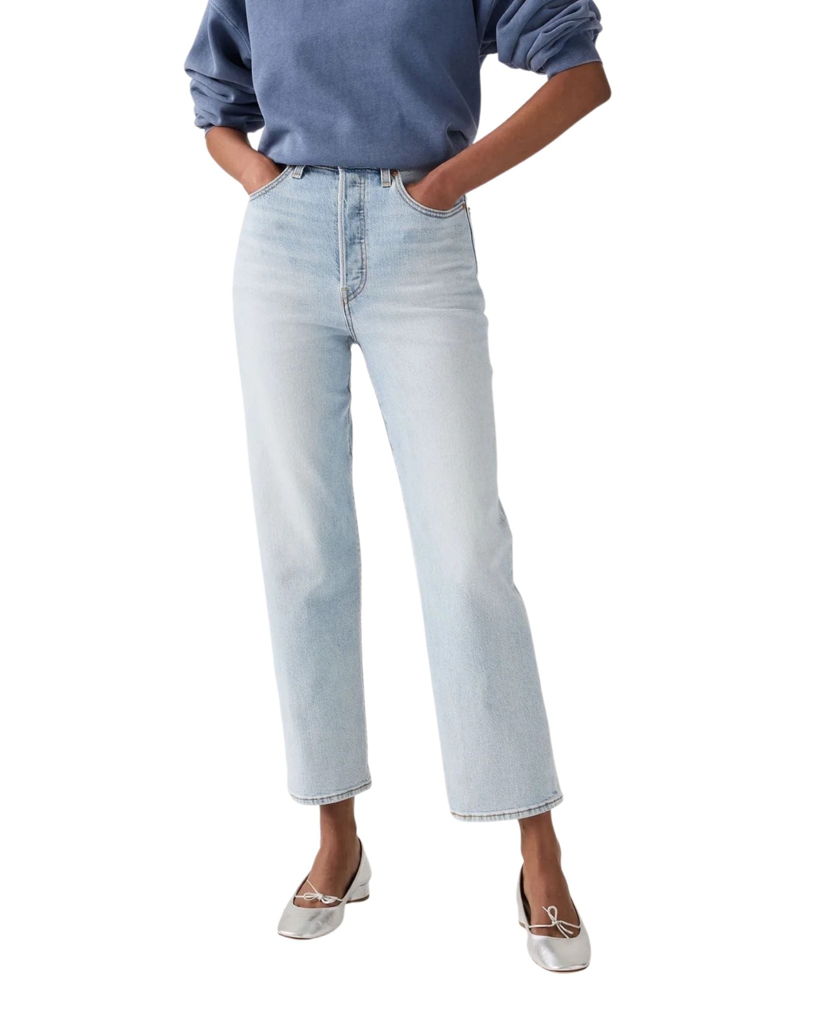 Levi Ribcage Straight Ankle - Filter Her