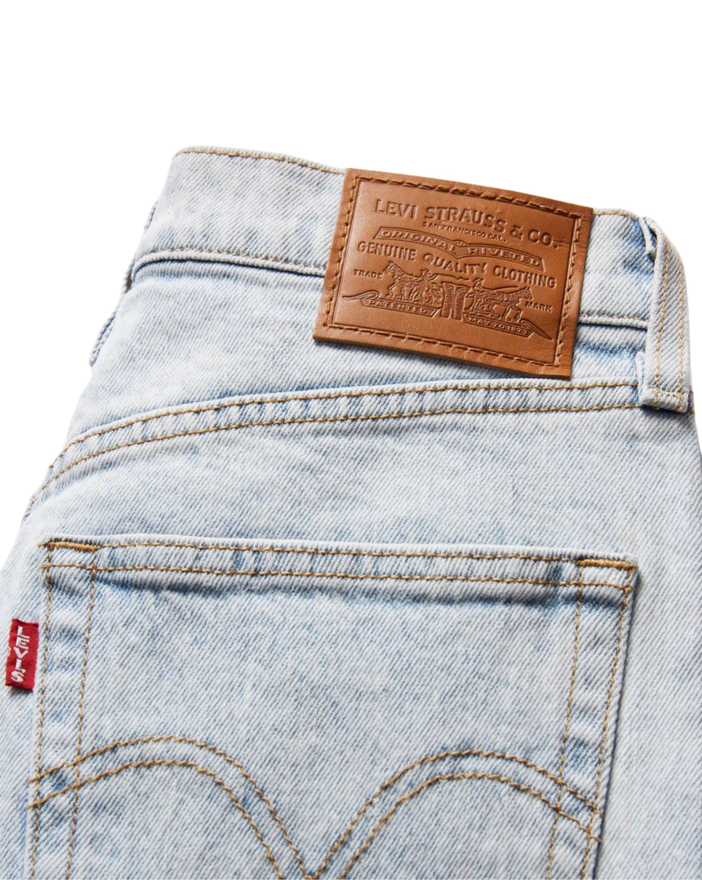 Levi Women's Ribcage Straight Ankle Jeans - Be Frayed