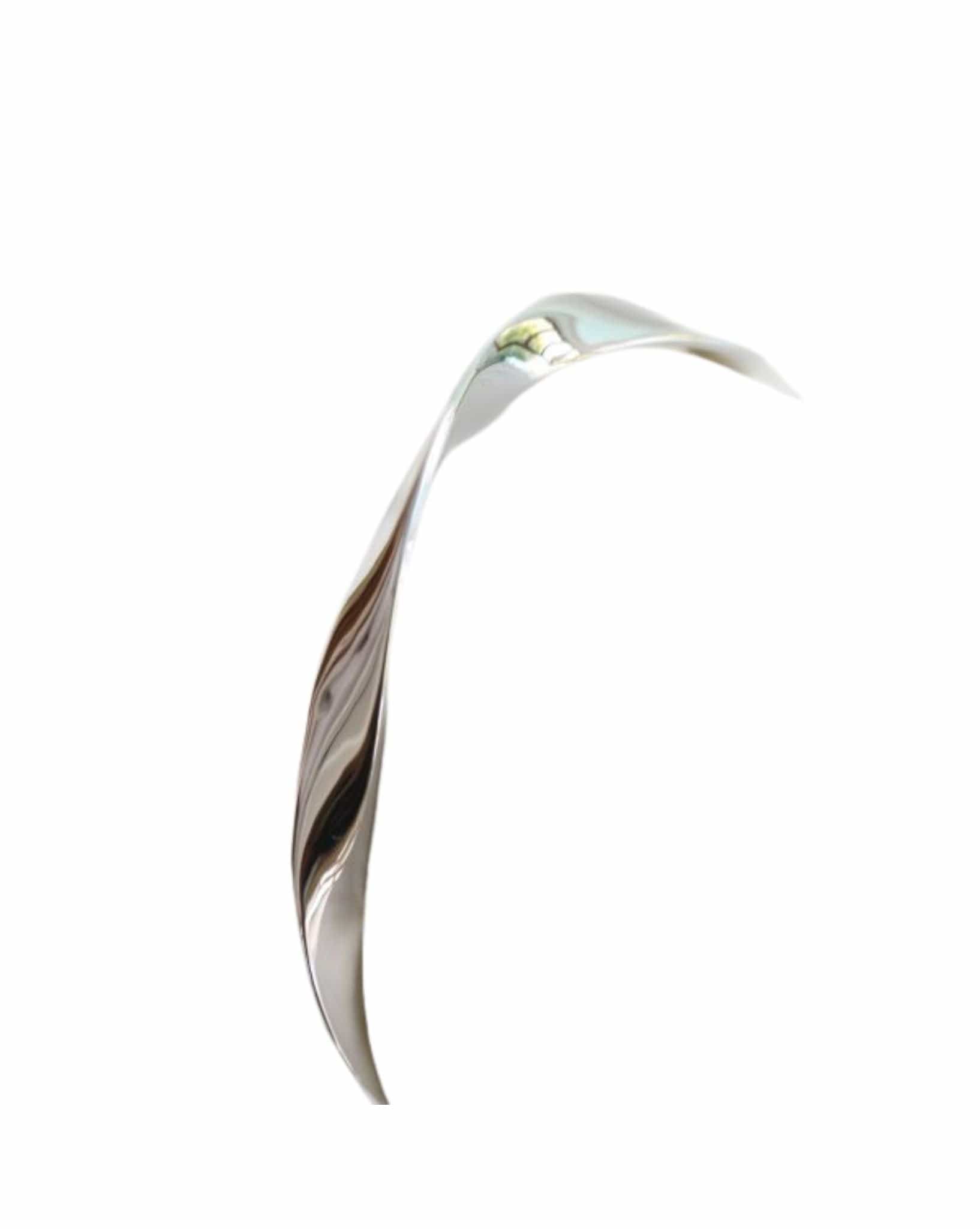 Love Lunamei Silver Lotus Bangle