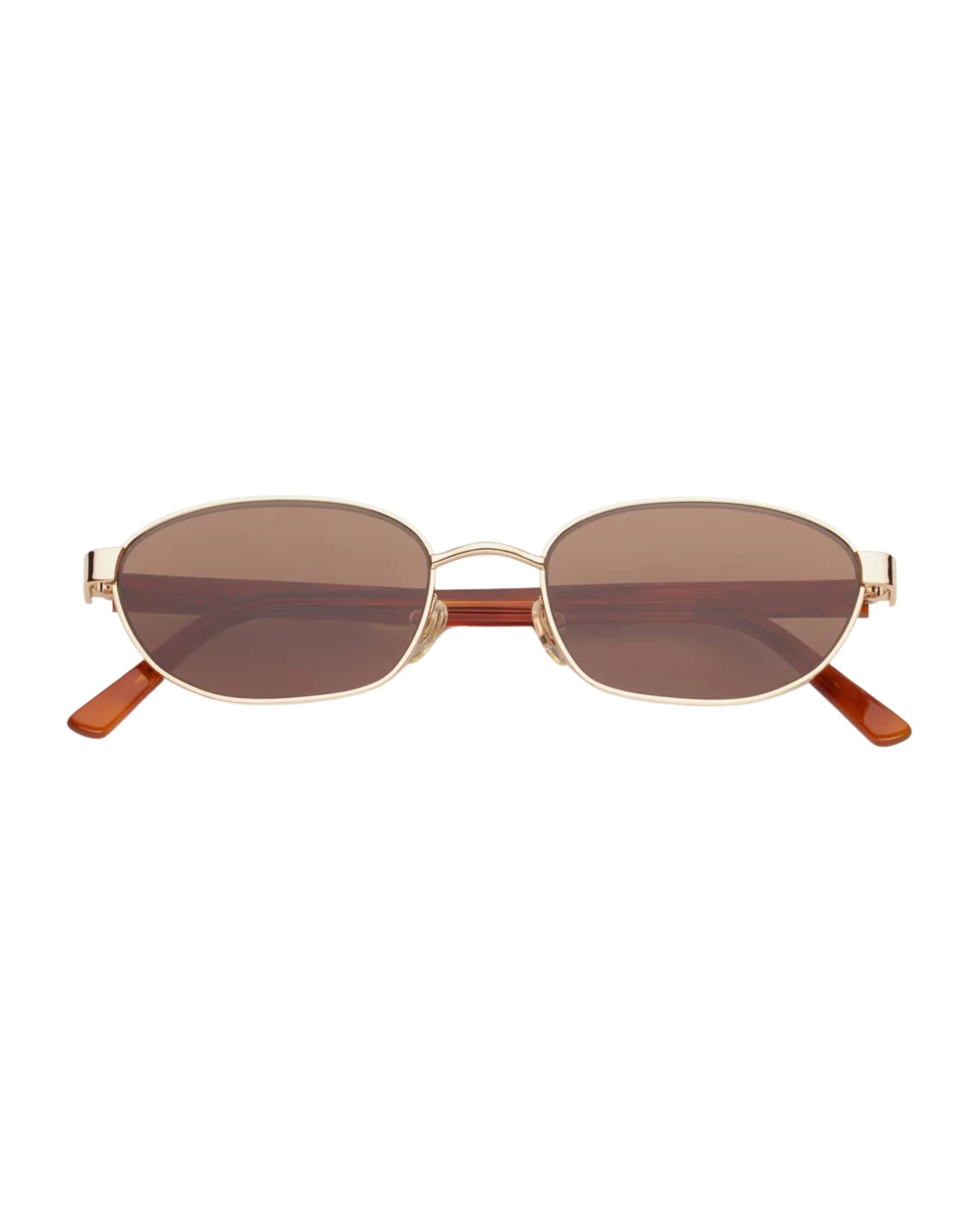 Lu Goldie Lara-Chestnut Sunglasses