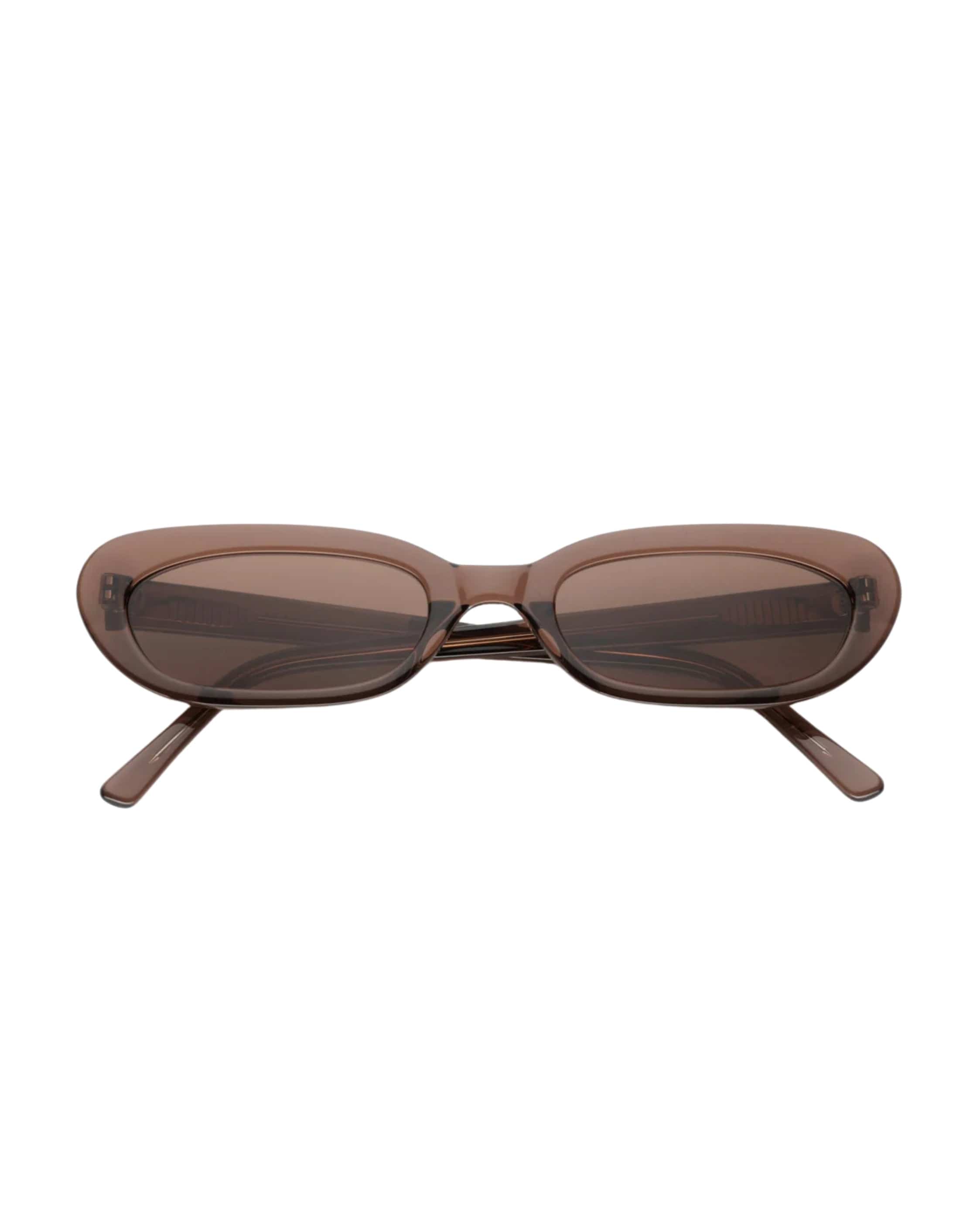 Lu Goldie Lola-Coffee Sunglasses