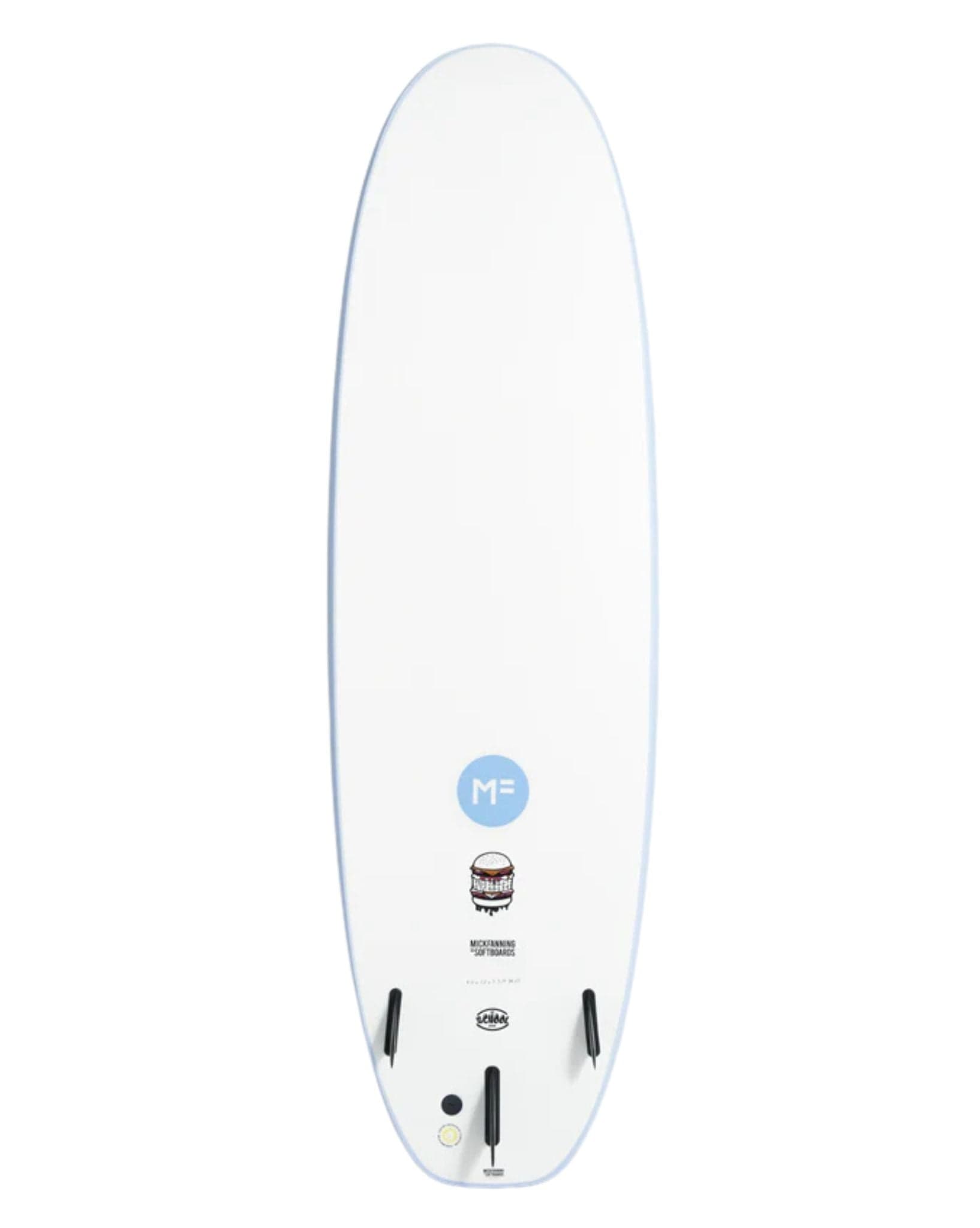 MF Softboards MF XL Surf School Softboard - Sky
