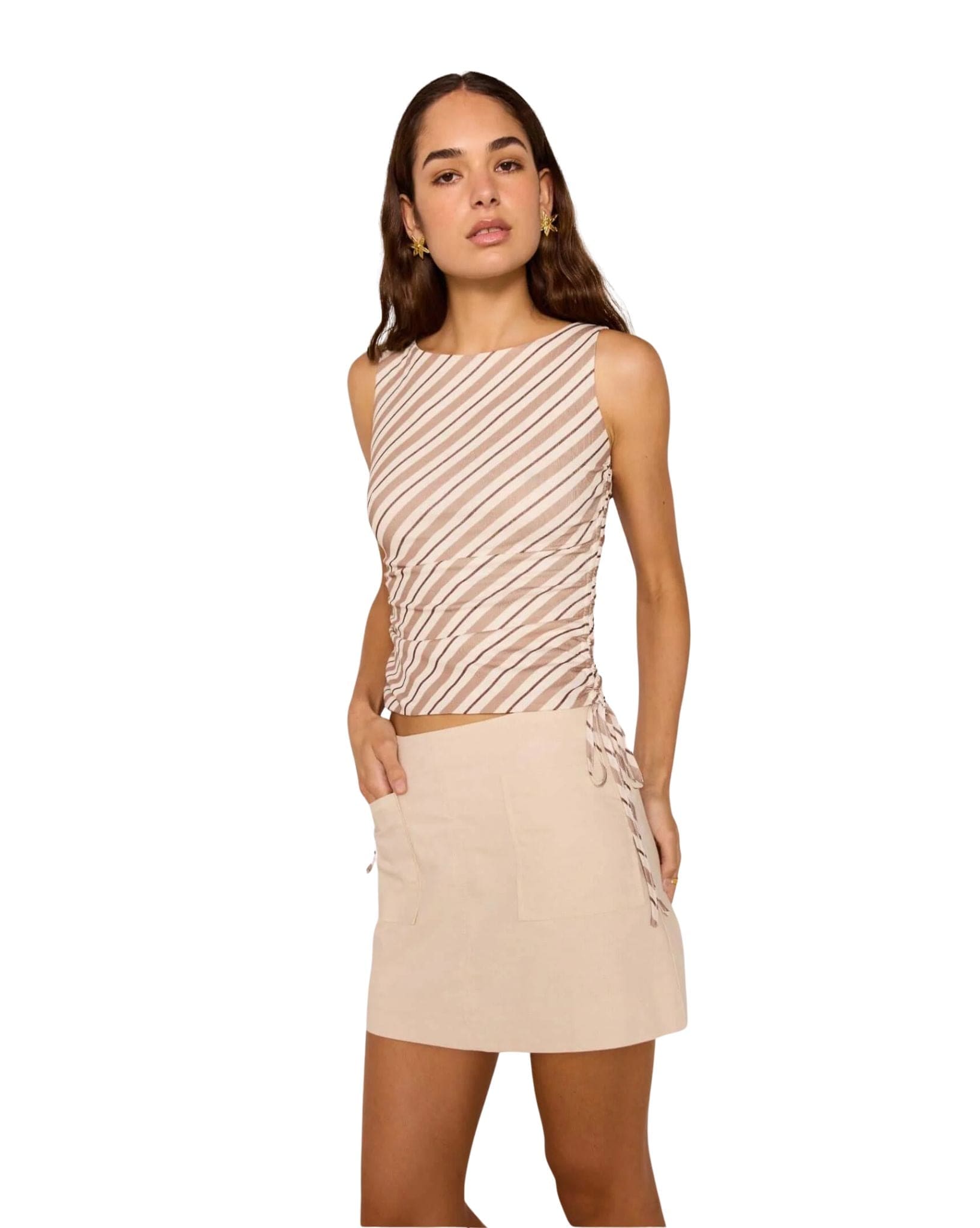 Mink Pink Orielle Mesh Top